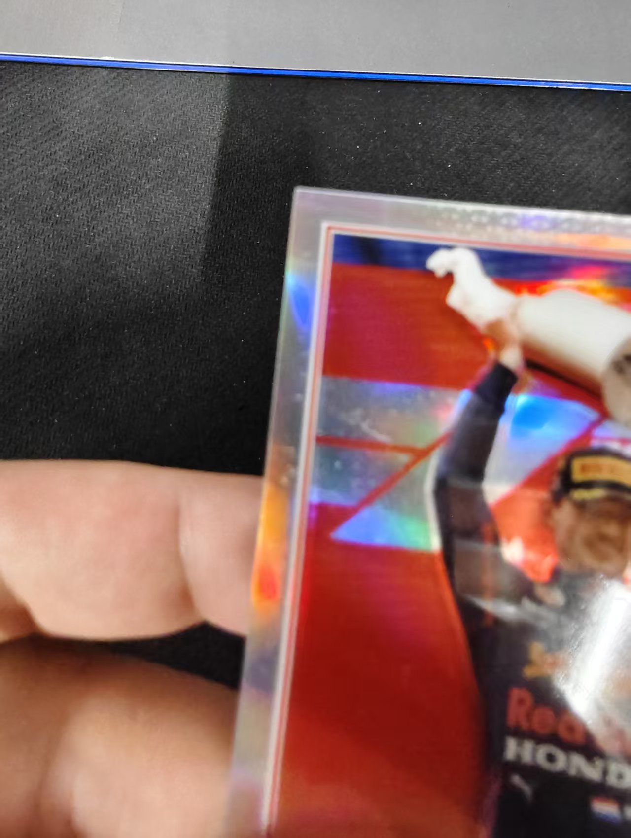 2022 Topps Chrome F1 Max Verstappen 维斯塔潘 红牛 银折 划痕 边角瑕疵 #157