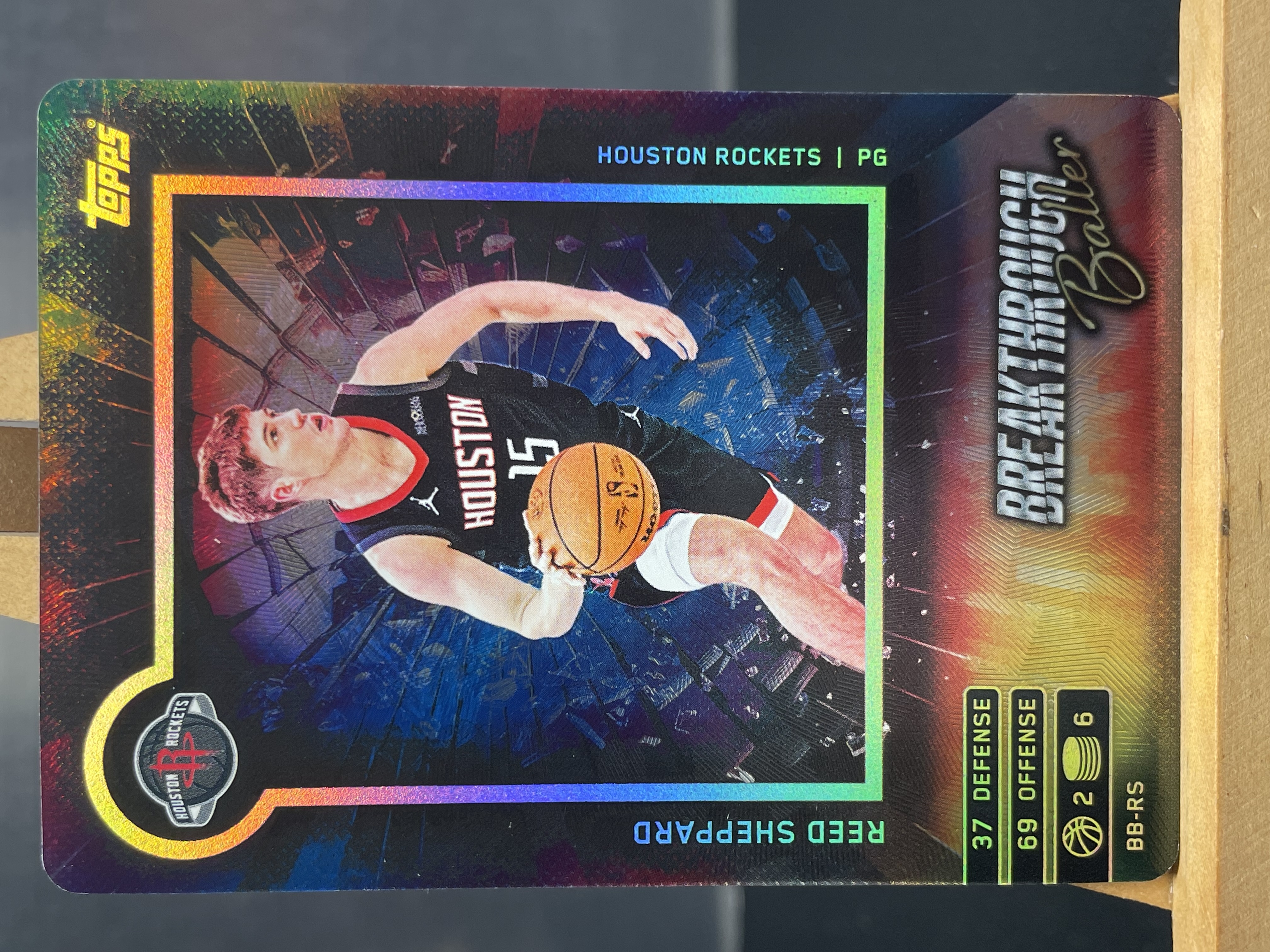 (B5) 2025 TOPPS 折射 里德 谢泼德 火箭  近期大热球星  收藏凑套必备 卡品如图 ！！！