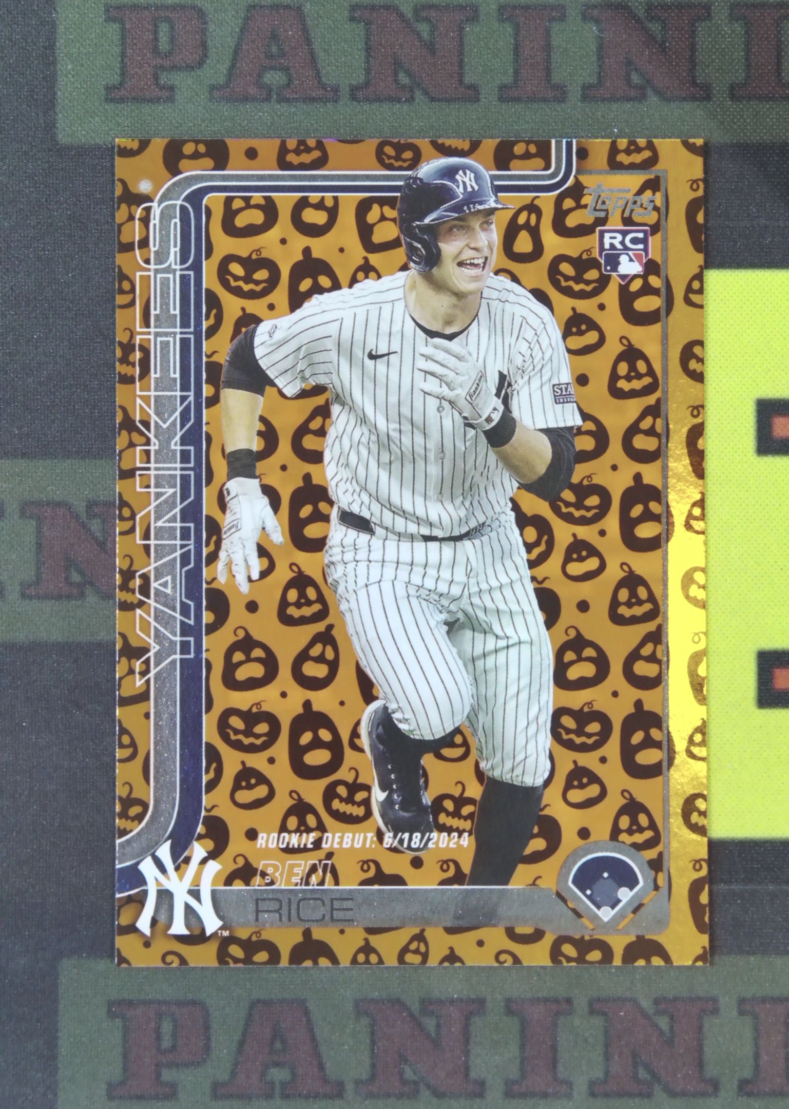 2025 Topps Update Ben Rice RC Nirvana Project 本 莱斯 赖斯 纽约扬基 新秀 首秀 南瓜折 折射 万圣节 比例 SP 卡品如图 收藏必备 吴¥