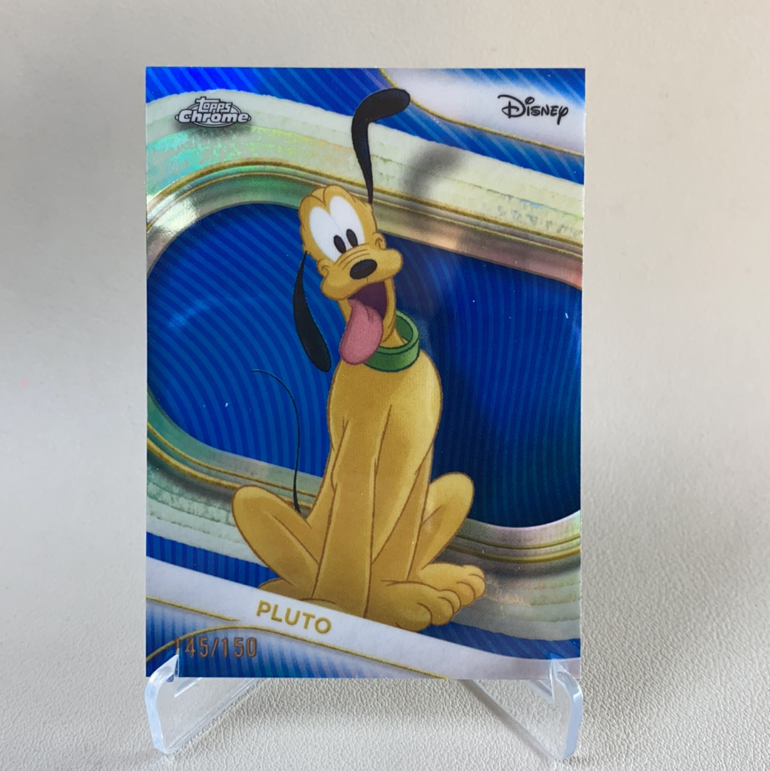 【弈卡代拍】2025 Topps Disney chrome 迪士尼 TC 特卡 蓝折 折射 布鲁托 PLUTO 145/150编 品相如图 凑套必备 LZC