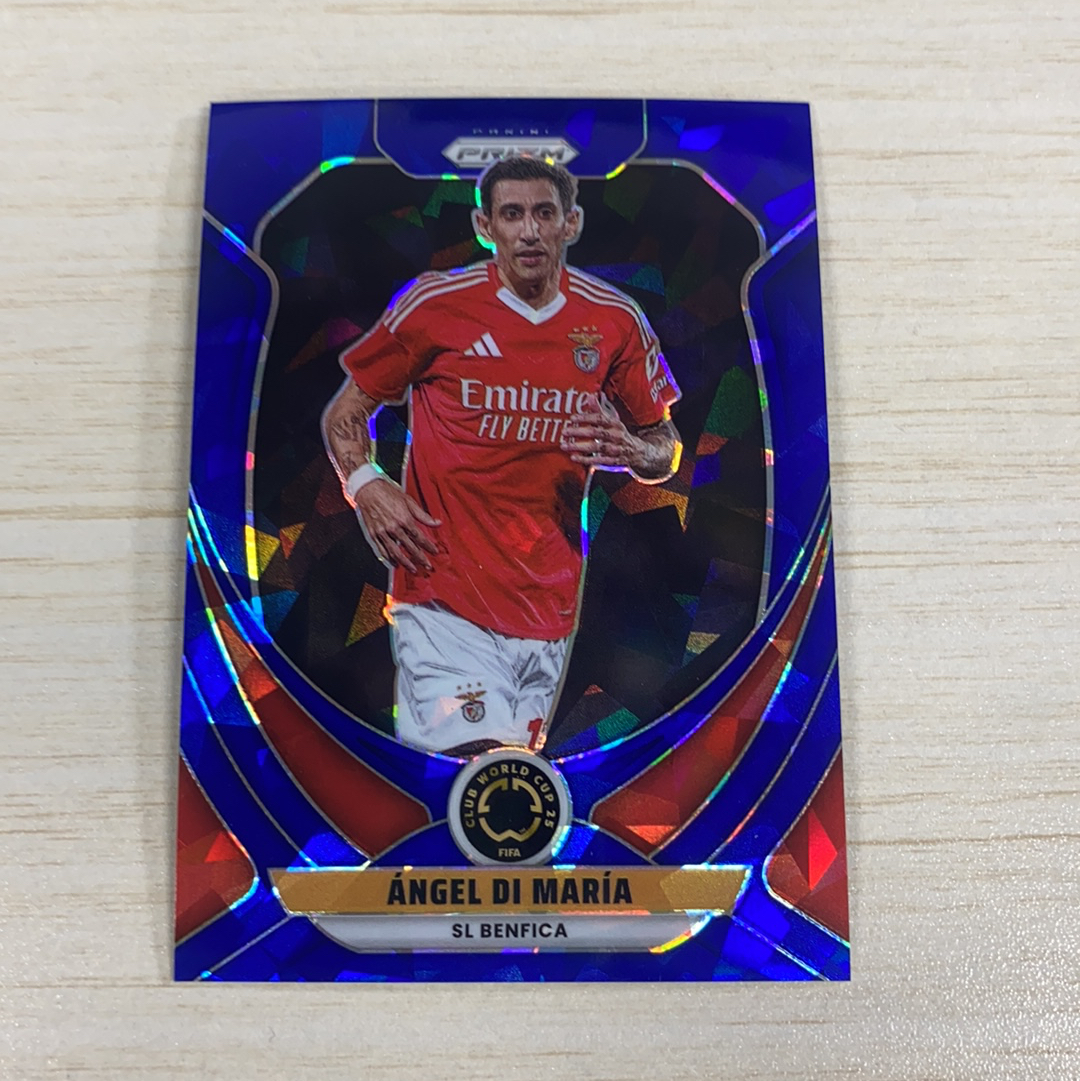 【小牛代拍】2025 Panini Prizm 世俱杯 PZ Angel Di Maria 天使 迪马利亚 迪玛利亚 175编 本菲卡 阿根廷 蓝碎冰折 折射 收藏必备(一哥)