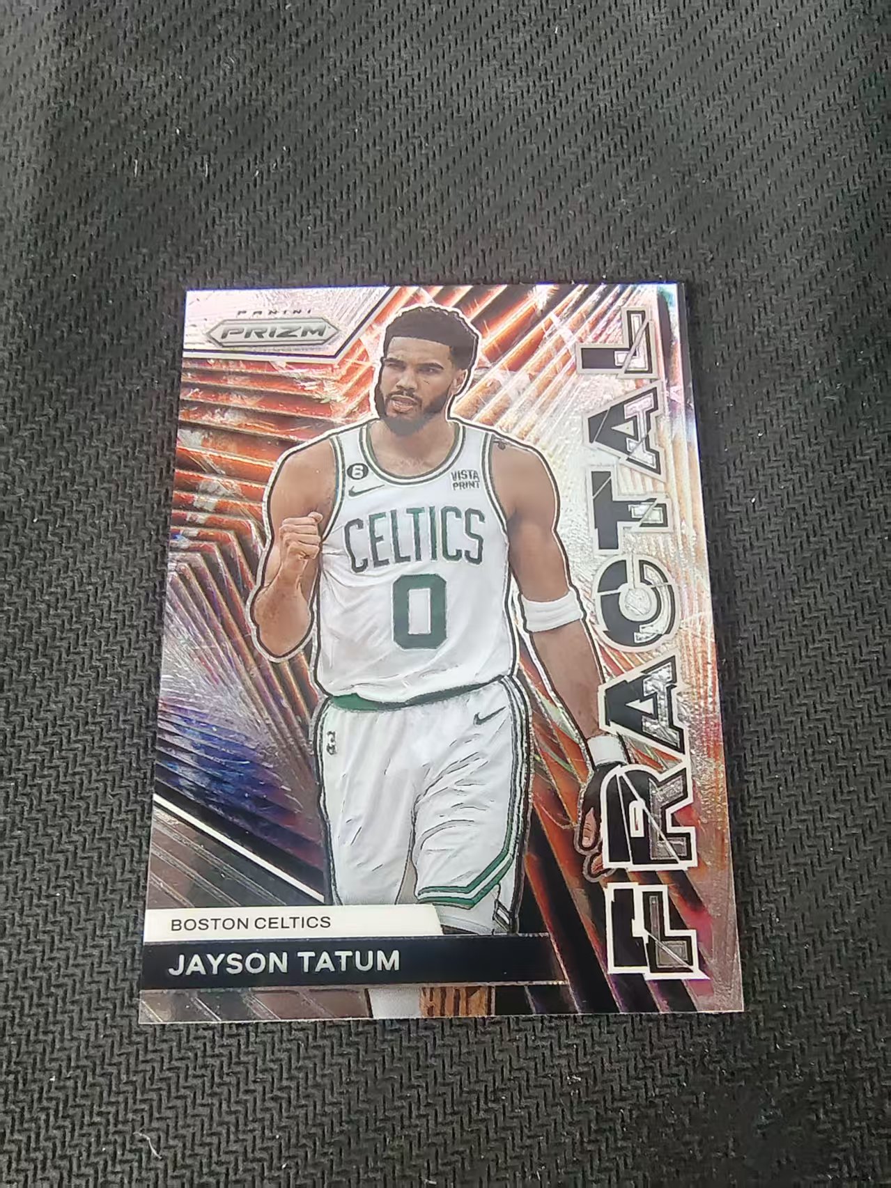【可合并,不累计】2023-24 Panini Prizm Jayson Tatum 杰森 塔图姆 獭兔 凯尔特人 Fractal特卡 PZ 划痕 边角微瑕 介意勿拍 #8