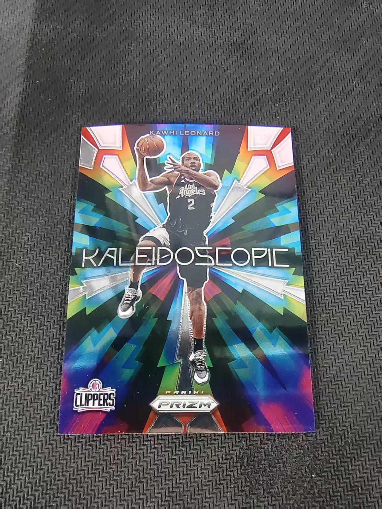 【可合并,不累计】2023-24 Panini Prizm Kawhi Leonard 科怀 莱纳德 万花筒特卡 PZ 划痕 边角微瑕 介意勿拍 #19