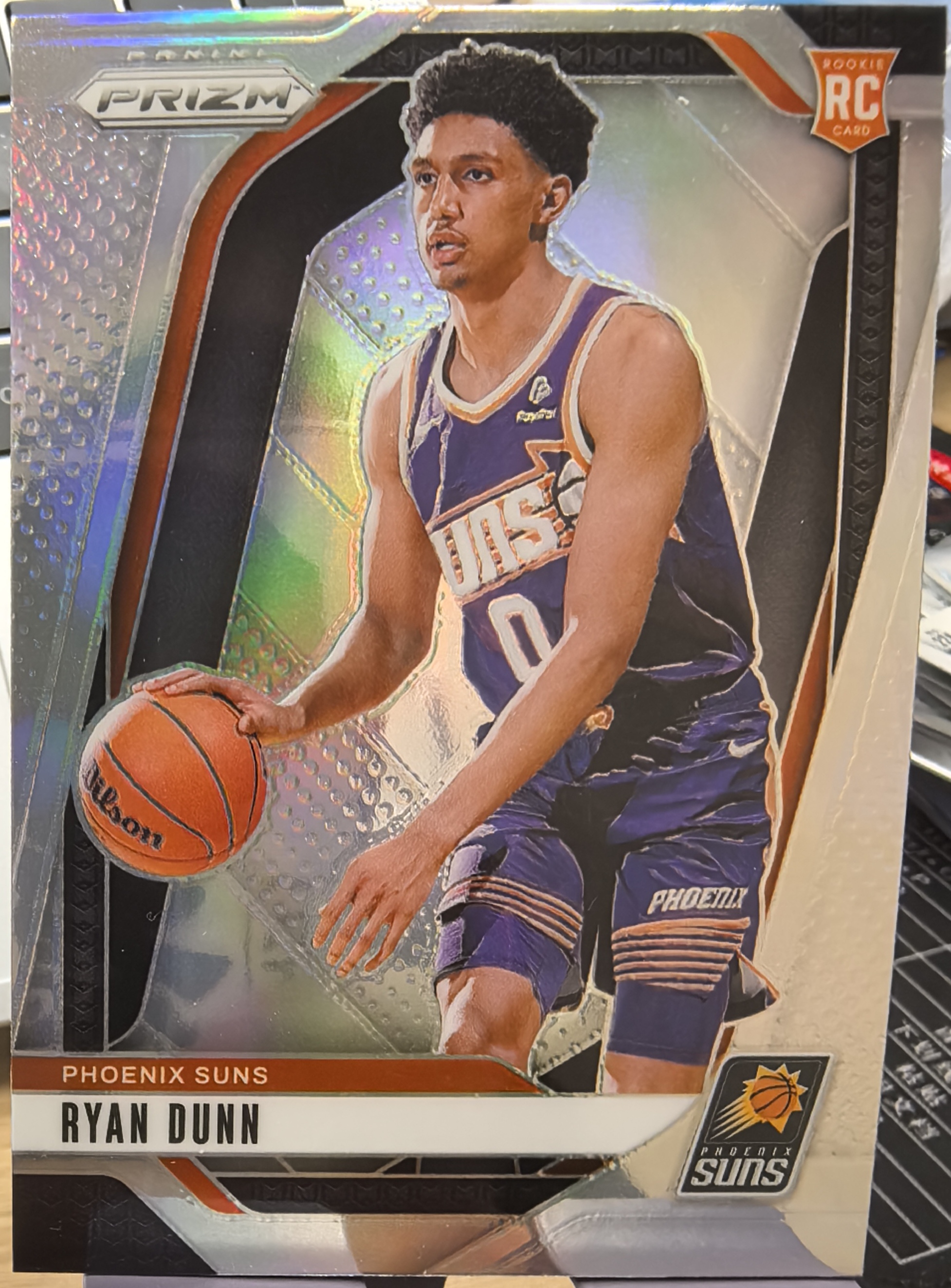 2024-25 Panini Prizm Ryan Dunn RC pz 新秀RC 太阳 莱恩邓恩 银折 收藏必备 卡品如图