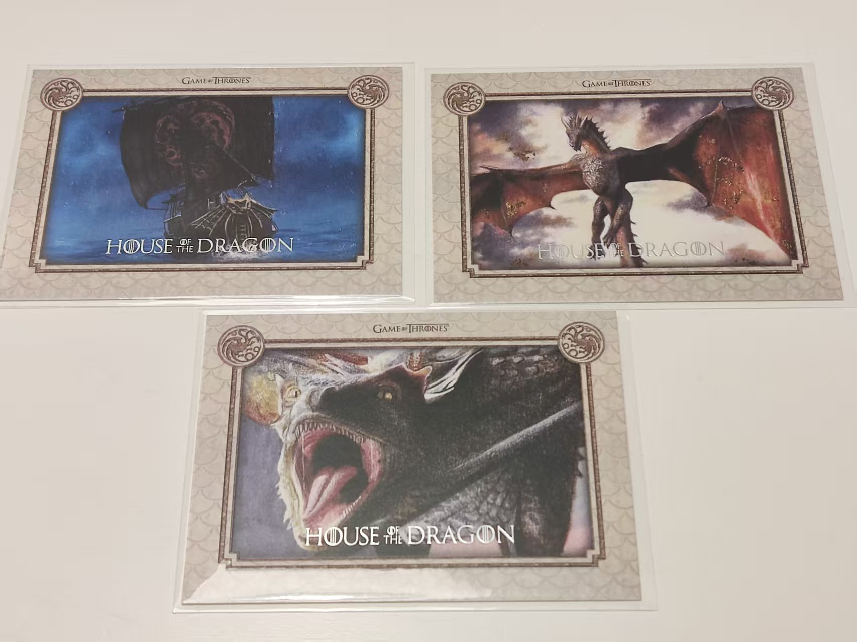 2024 Rittenhouse HOUSE OF THE DRAGON 龙之家族 权力的游戏 艺术家手绘风 特卡 AR10 AR11 AR12 3张lot 收藏凑套必备