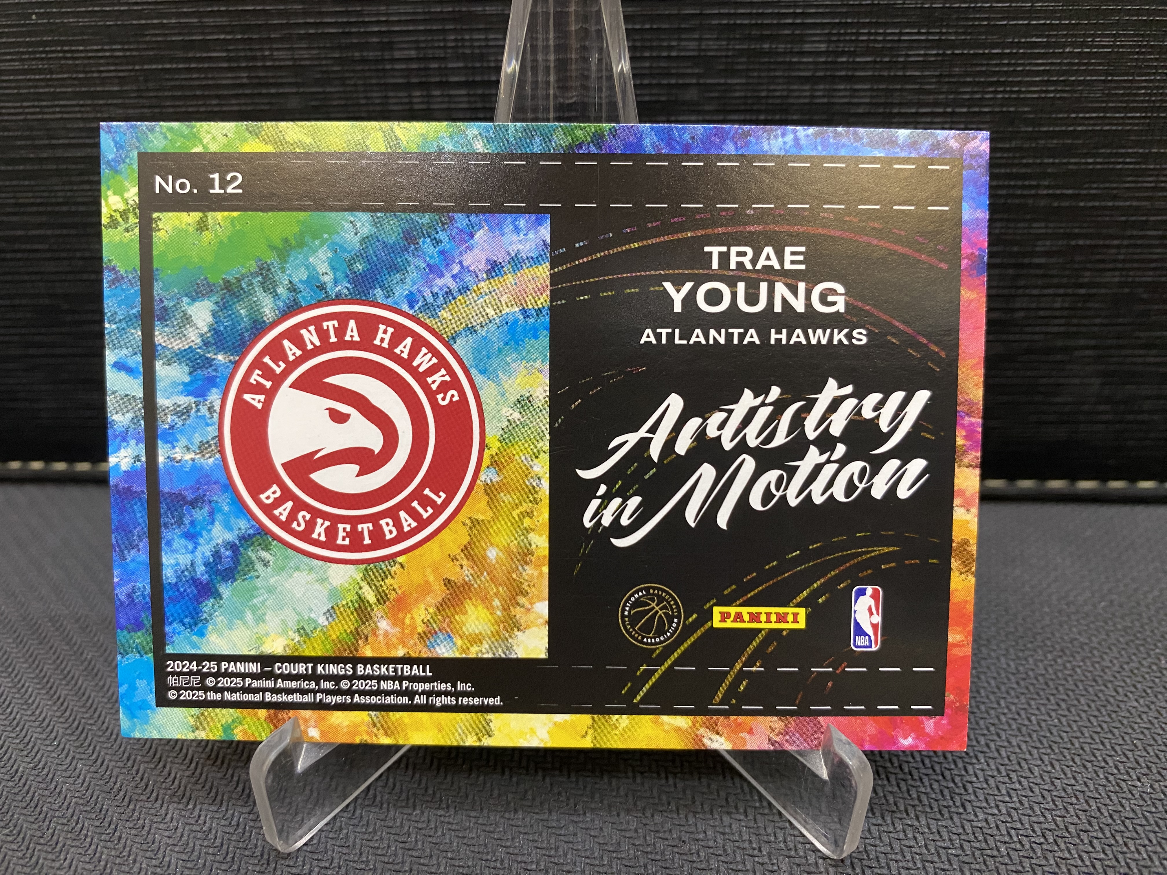 2025 Panini Court Kings Trae Young 油画 老鹰队 特雷杨 特雷 扬 艺术家 梵高 收藏必备 卡品如图 -老道-【乌苏拍卖】