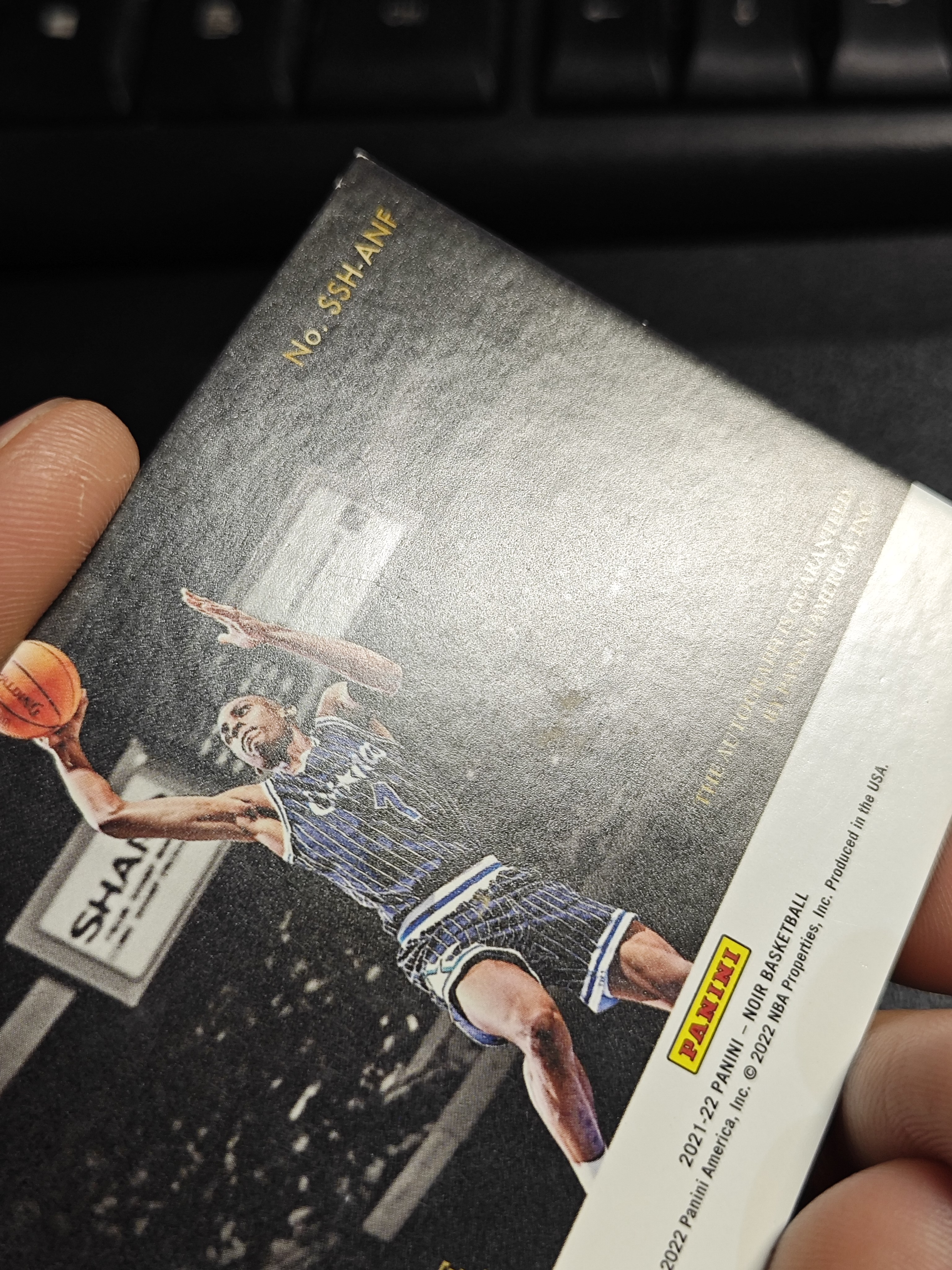 【KAKA】2021-22 Panini Noir Anfernee Hardaway 诺尔 魔术 便士 安芬尼 哈达威 99编 卡签 聚光灯 镜面 Spotlight 金笔签 签字 轻印如图 景艺