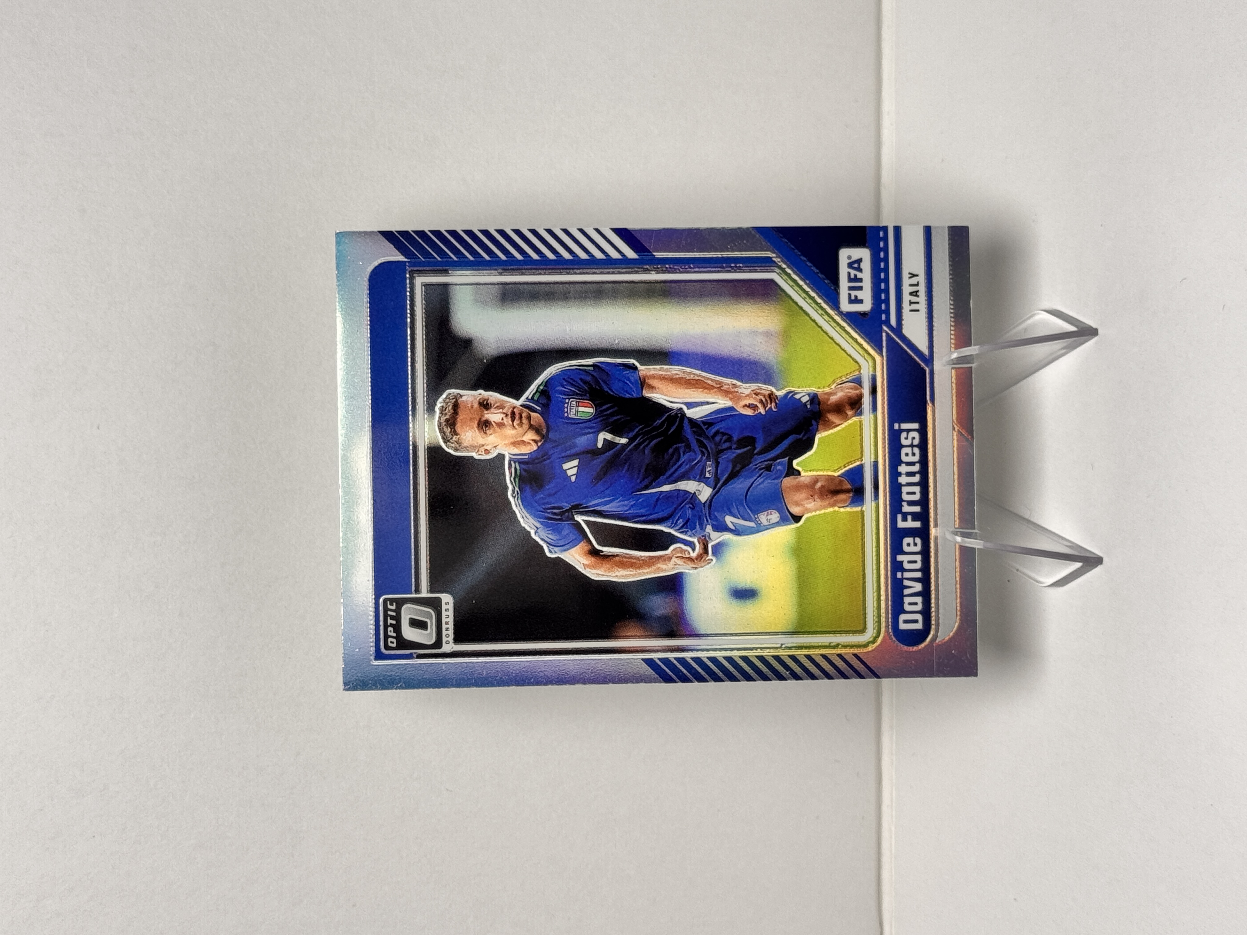 2024-25 Panini Donruss Davide Frattesi 杜蕾斯 FIFA 弗拉泰西 意大利 O版 optic 银折 实卡精美 收藏必备 卡品如图 【星爷代拍】B1-2