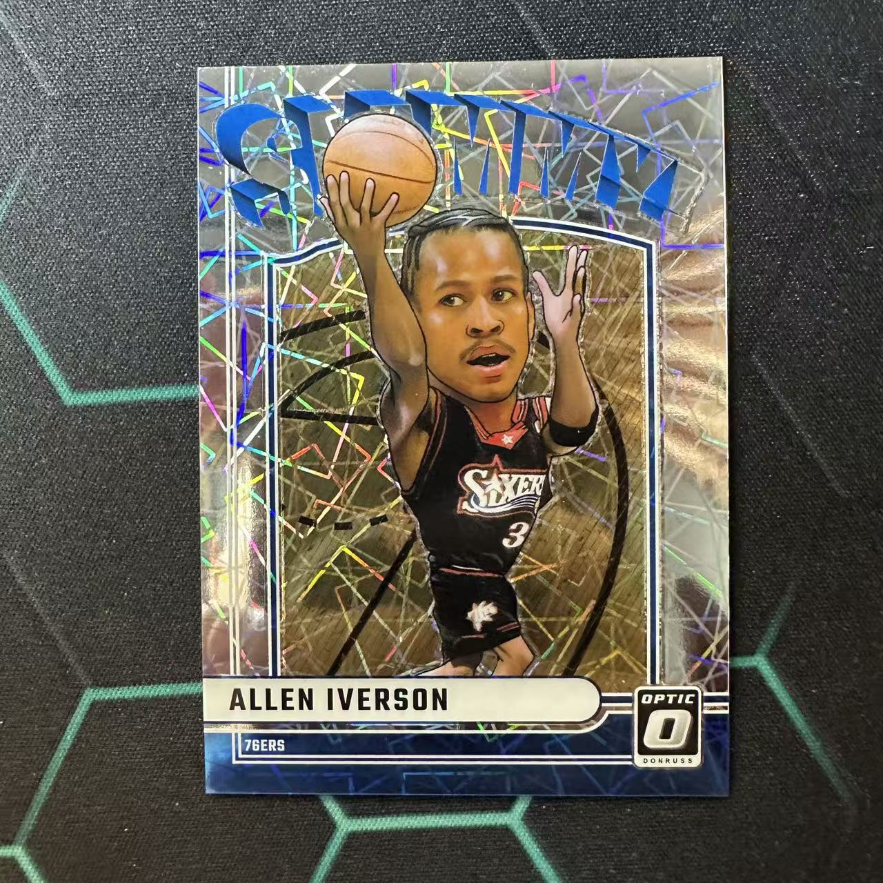 2024-25 Panini Optic Allen Iverson 【阿福代卖】艾弗森 76人 杜蕾斯 op 大头特卡 SLAMMY ssp 大比例 收藏必备(行行行A)
