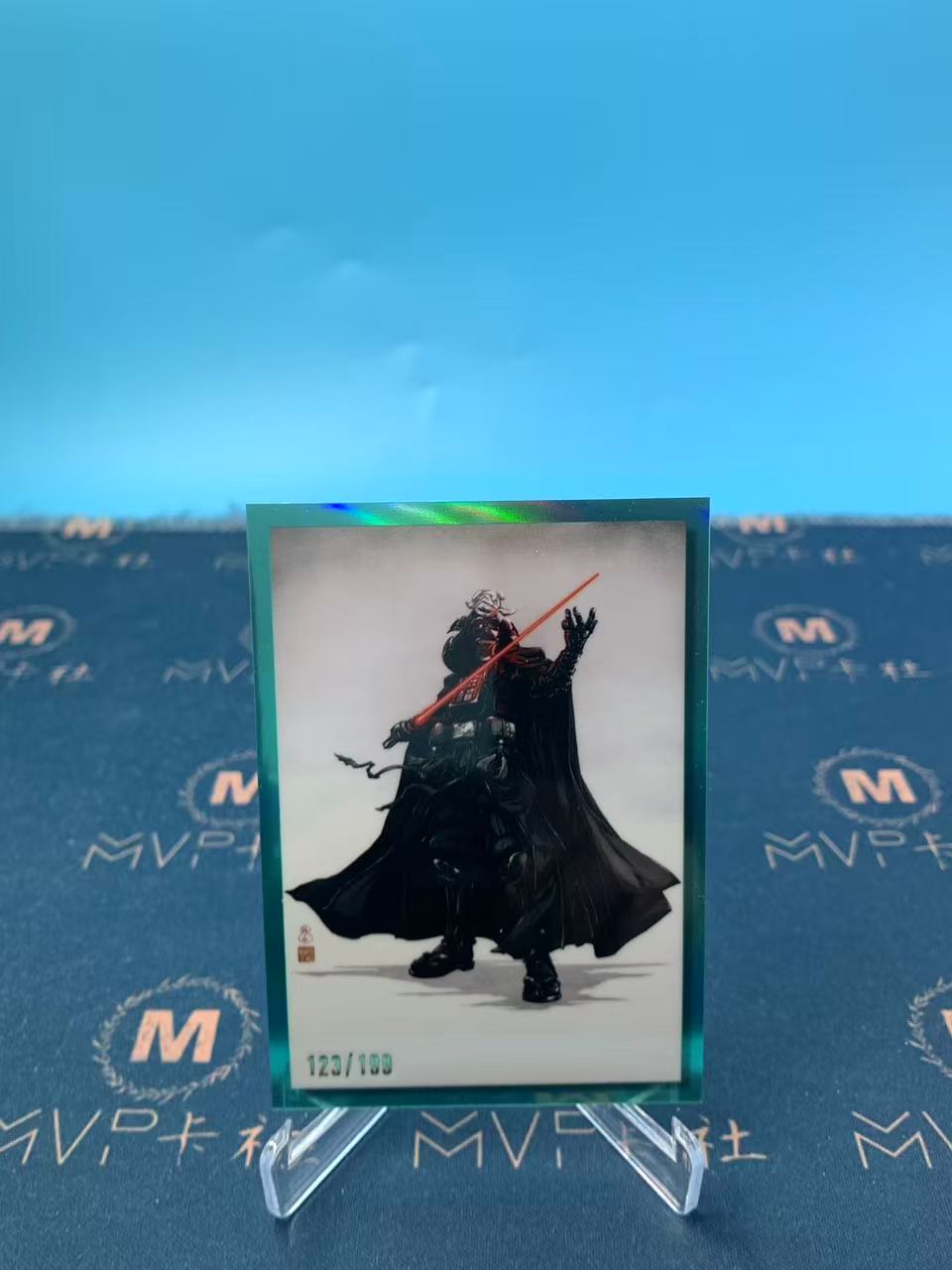 2023 Topps Star Wars 星球大战 【MVP拍卖】 123/199编 青折射 Galaxy 达斯·维达 Darth Vader 凑套必备 漩涡