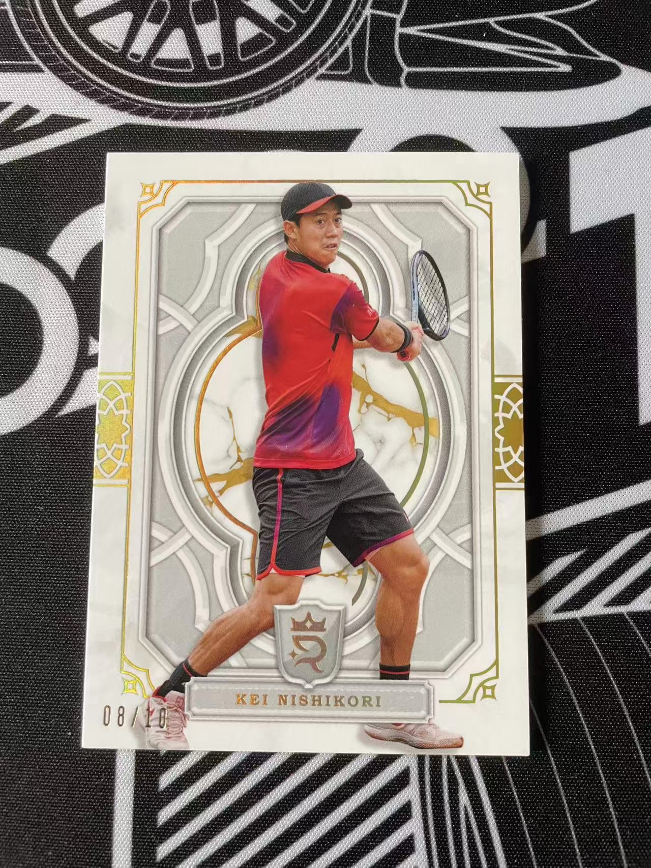2014 Topps Royalty Kei Nishikori 网球 王权 王室 锦织圭 08/10 base 金平行 高端 卡品如图 凑套必备
