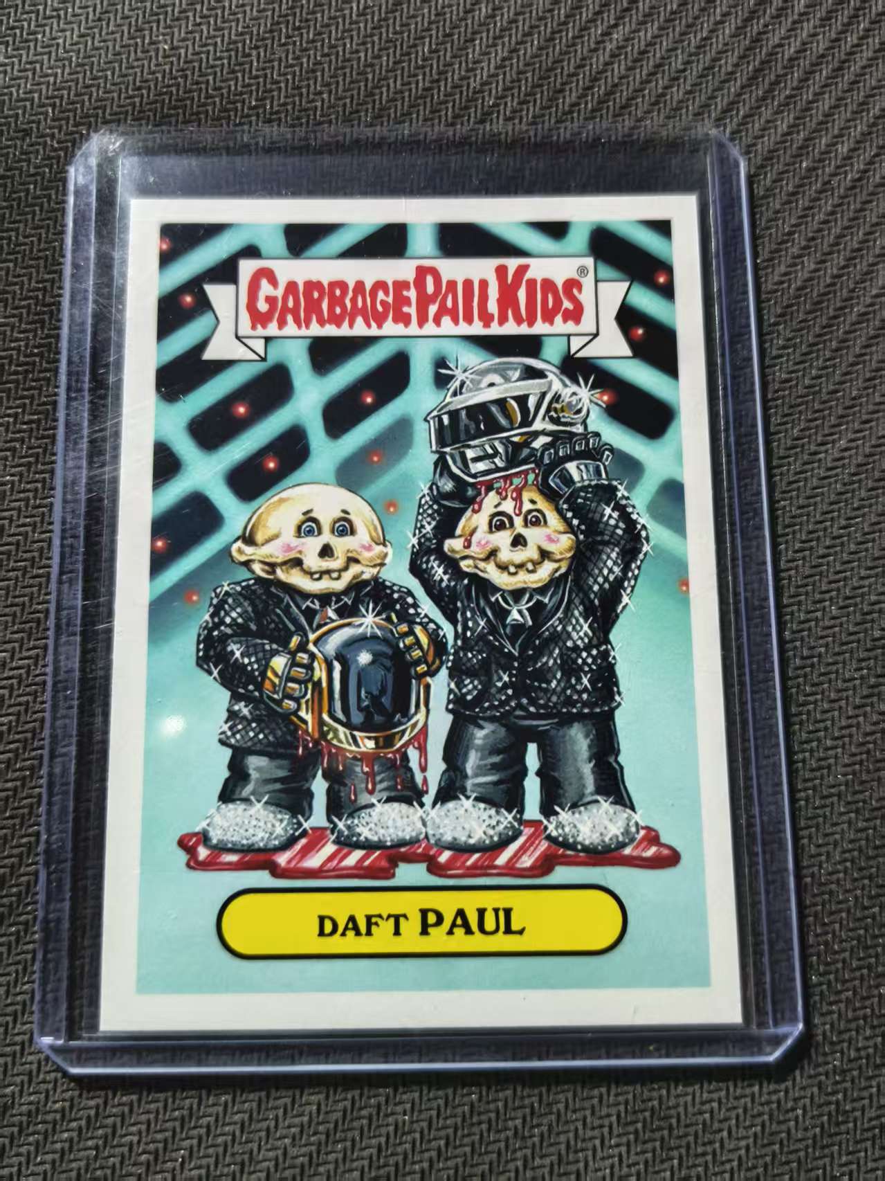 Topps Garbage Pail Kids 垃圾桶小子 GPK daft paul 保罗 呕吐 恶搞 #海盗