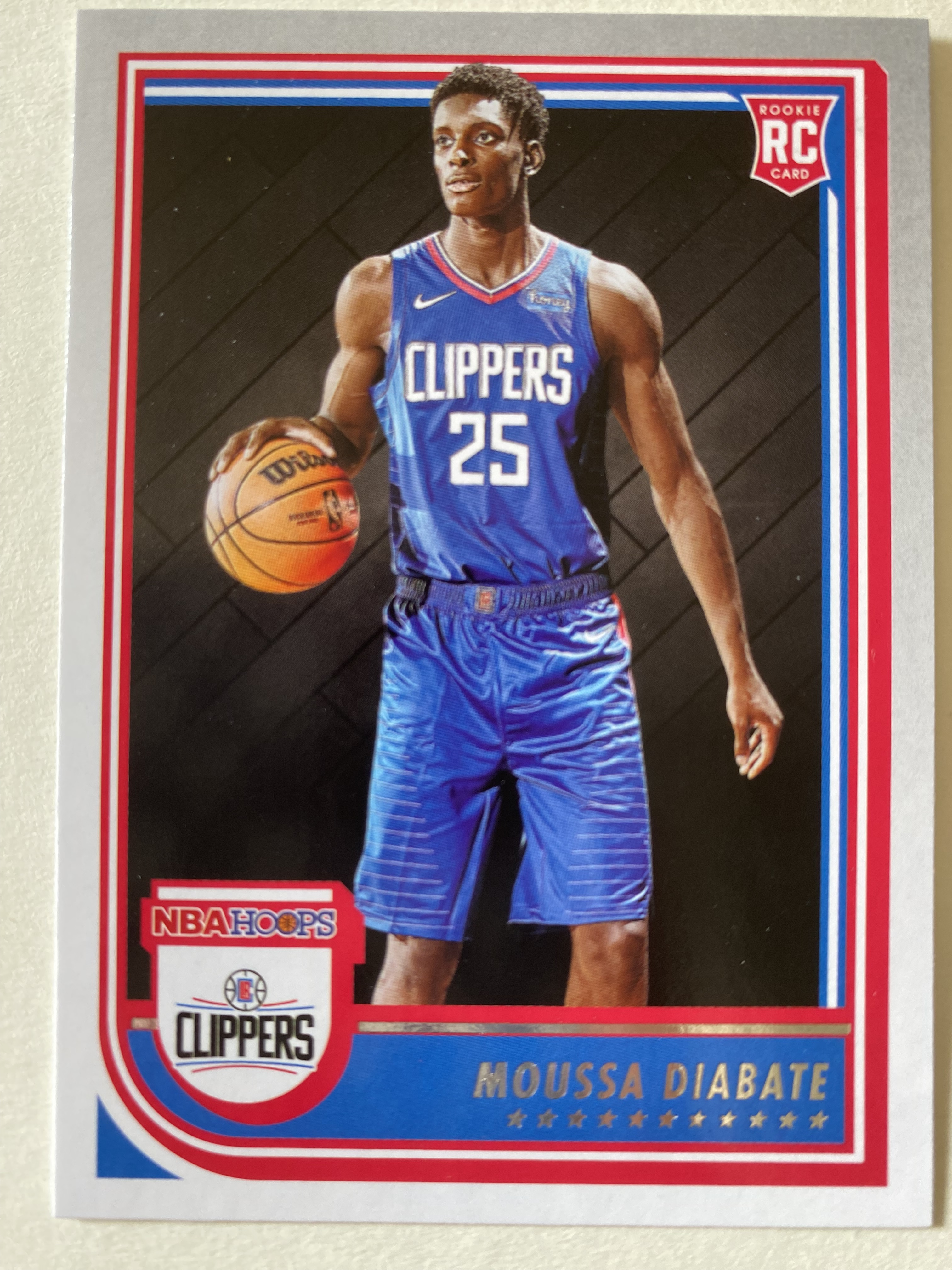 2022-23 Panini NBA Hoops Moussa Diabate 穆萨 迪亚巴泰 快船队 RC新秀 未来可期 值得收藏 凑套必备 实卡精美 卡品如图 热门球星 投资佳品 #265