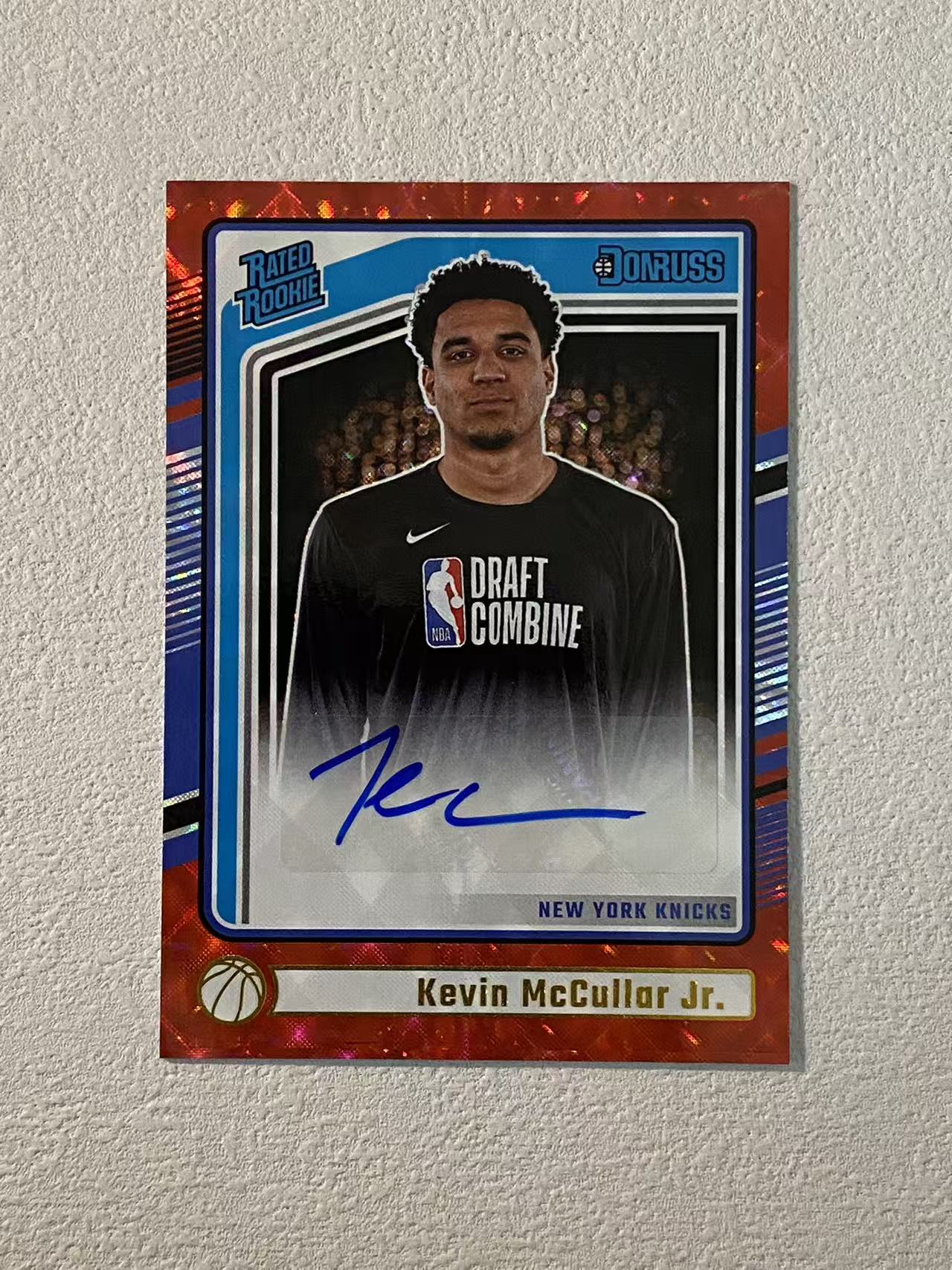 2024-25 Panini Donruss Kevin McCullar Jr. RC 杜蕾斯 尼克斯 新秀rc 小凯文 麦卡勒 签字 折射 收藏必备