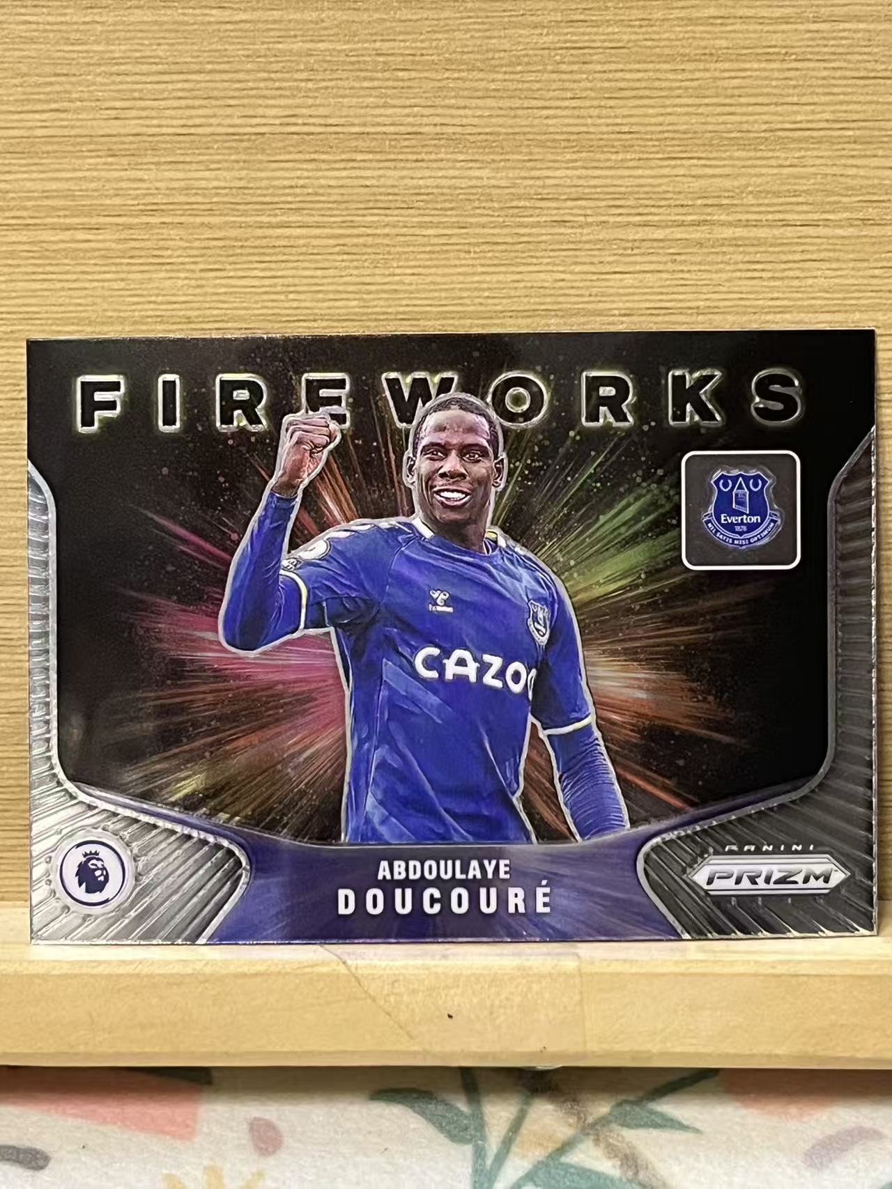 2021-22 Panini Prizm Abdoulaye Doucouré 杜科雷 埃弗顿 特卡 pz 英超 实卡精美 卡品如图 LZL2