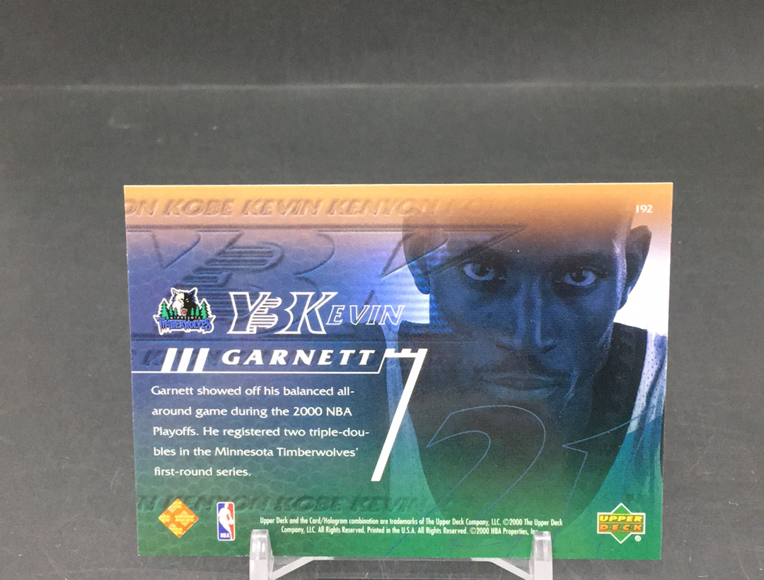 【DC拍卖】11.21 UD 同名系列 经典Y3K特卡 经典老特 实卡美如画 名人堂名宿 森林狼队史第一人 KG 狼王 凯文 加内特 凑套必备