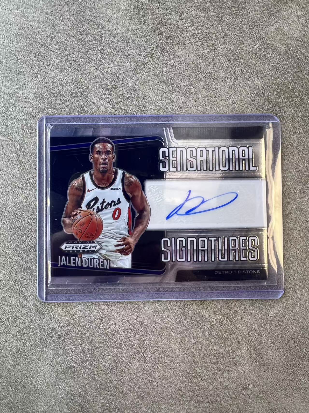 6380【330球星卡实体店代卖】panini 24-25 prizm BLACK 杰伦杜伦(Jalen Duren)签字 AUTO 仅顺丰寄付(ZHS)