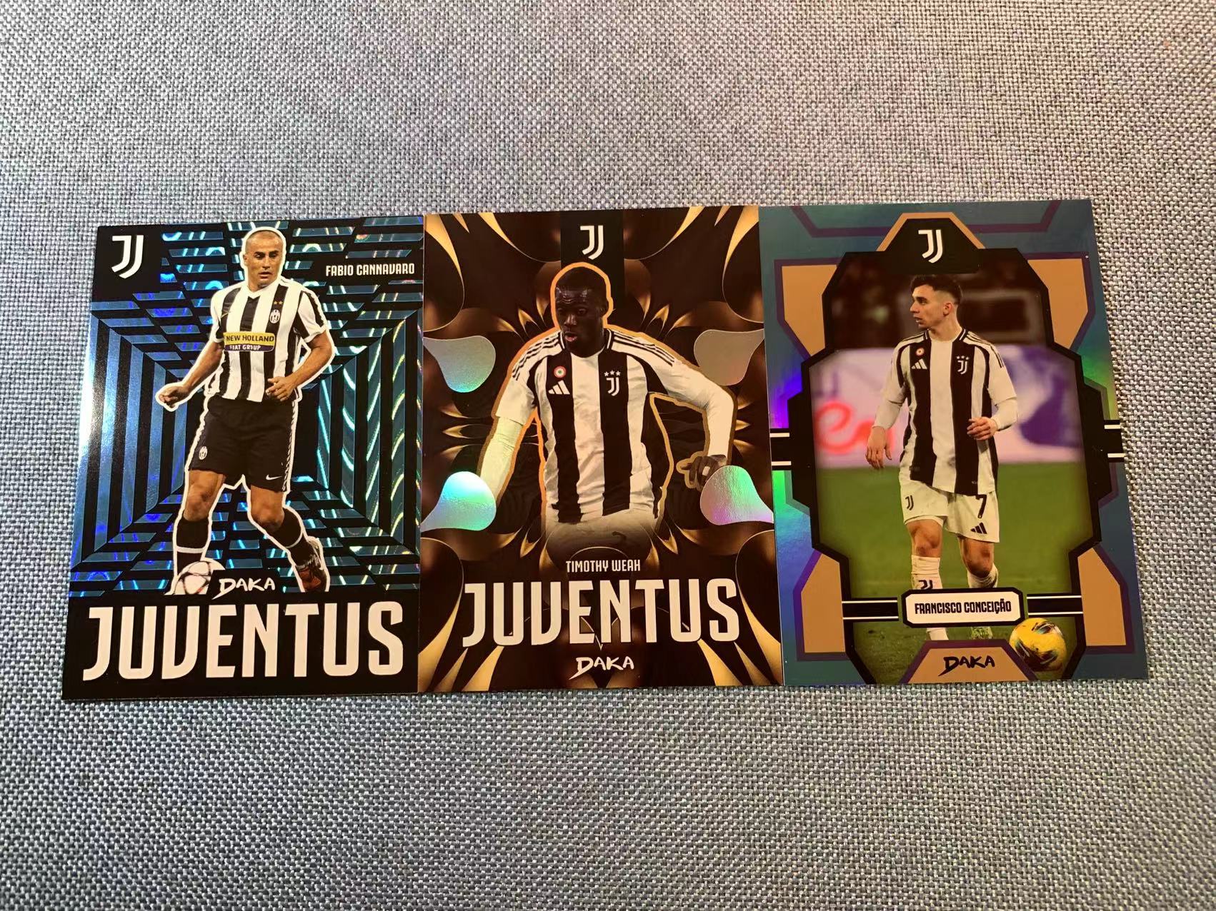 (詹叔代拍)2025 daka 达咖 尤文图斯队盒 维阿 卡纳瓦罗 康森西奥 /99/149/175编 卡品如图 顺丰寄付 i3