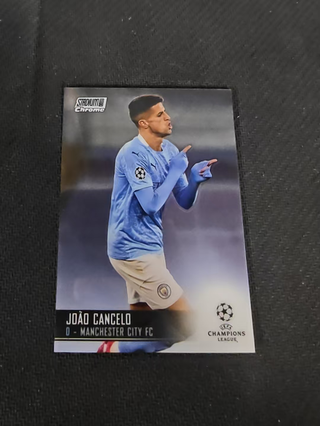【可合并,不累计】2021 Topps Stadium Club Chrome Joao Cancelo 若昂 坎塞洛 曼城 竞技场 欧冠 划痕 边角瑕疵 #71