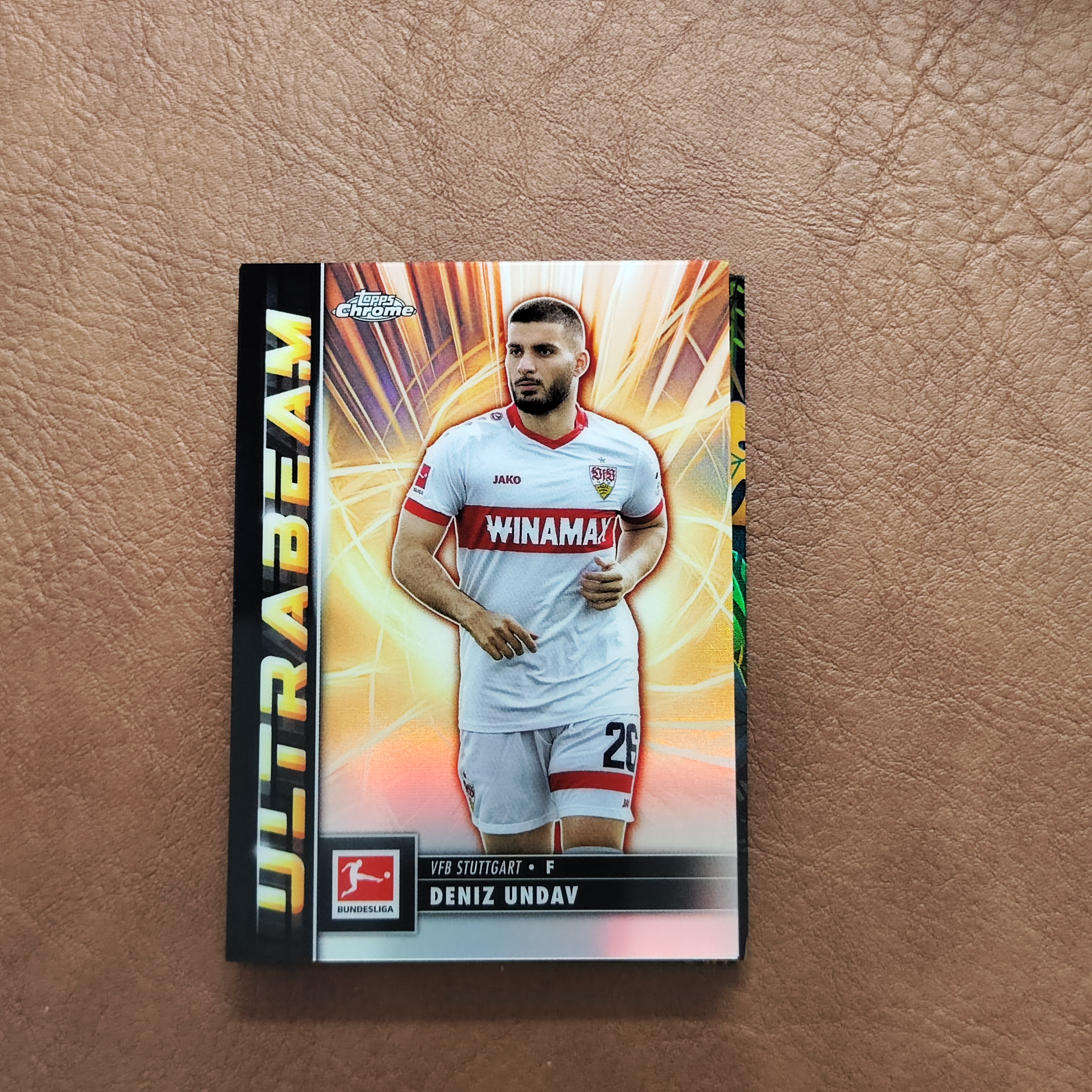 2025-26 【YM拍卖-代卖/回收】 topps chrome 德甲 折射 Deniz Undav 德尼兹 温达夫 斯图加特  特卡 Y0063