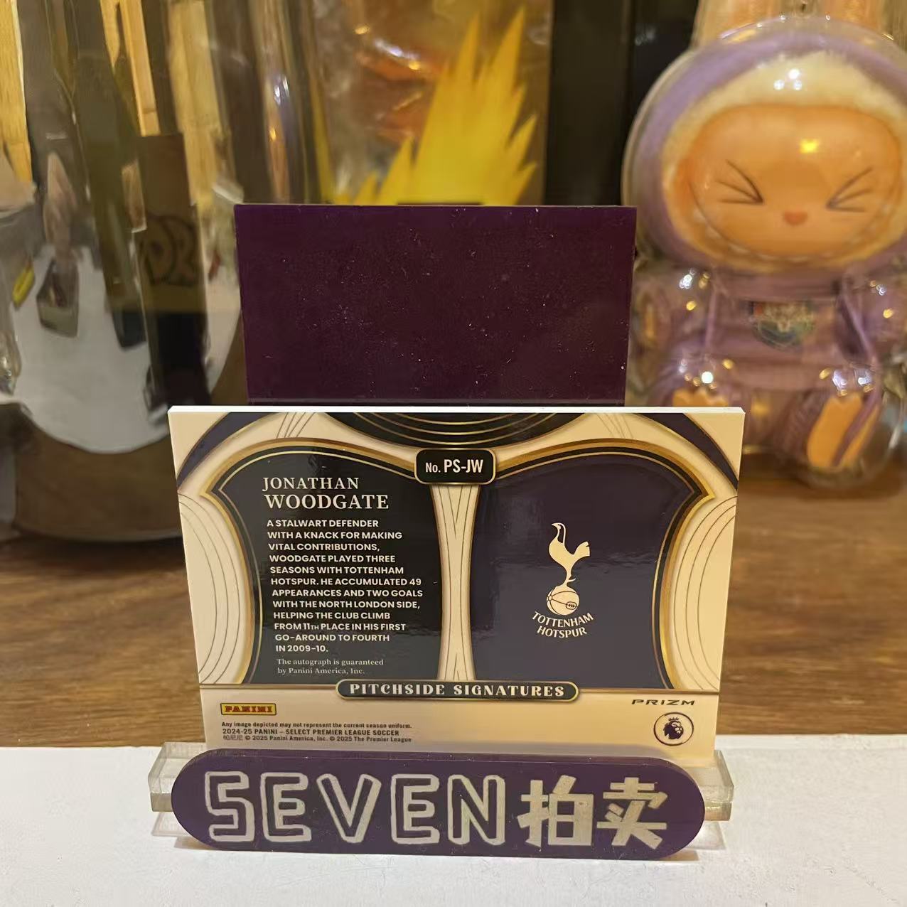 2025 Panini Select Jonathan Woodgate 【seven拍卖】热刺 伍德盖特 签字 卡品如图 细节如图 王盛