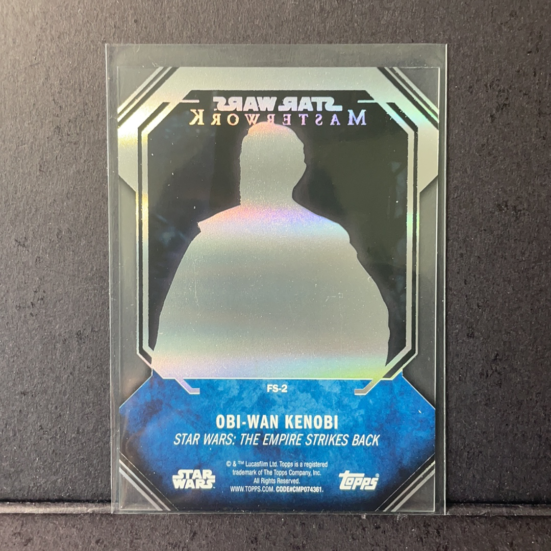 2025 Topps Star Wars 星球大战 欧比旺克诺比 绝地英灵形态 绝地英灵透明胶片特卡 比例插放 2024 Topps 星战影视Masterwork杰作大师盒