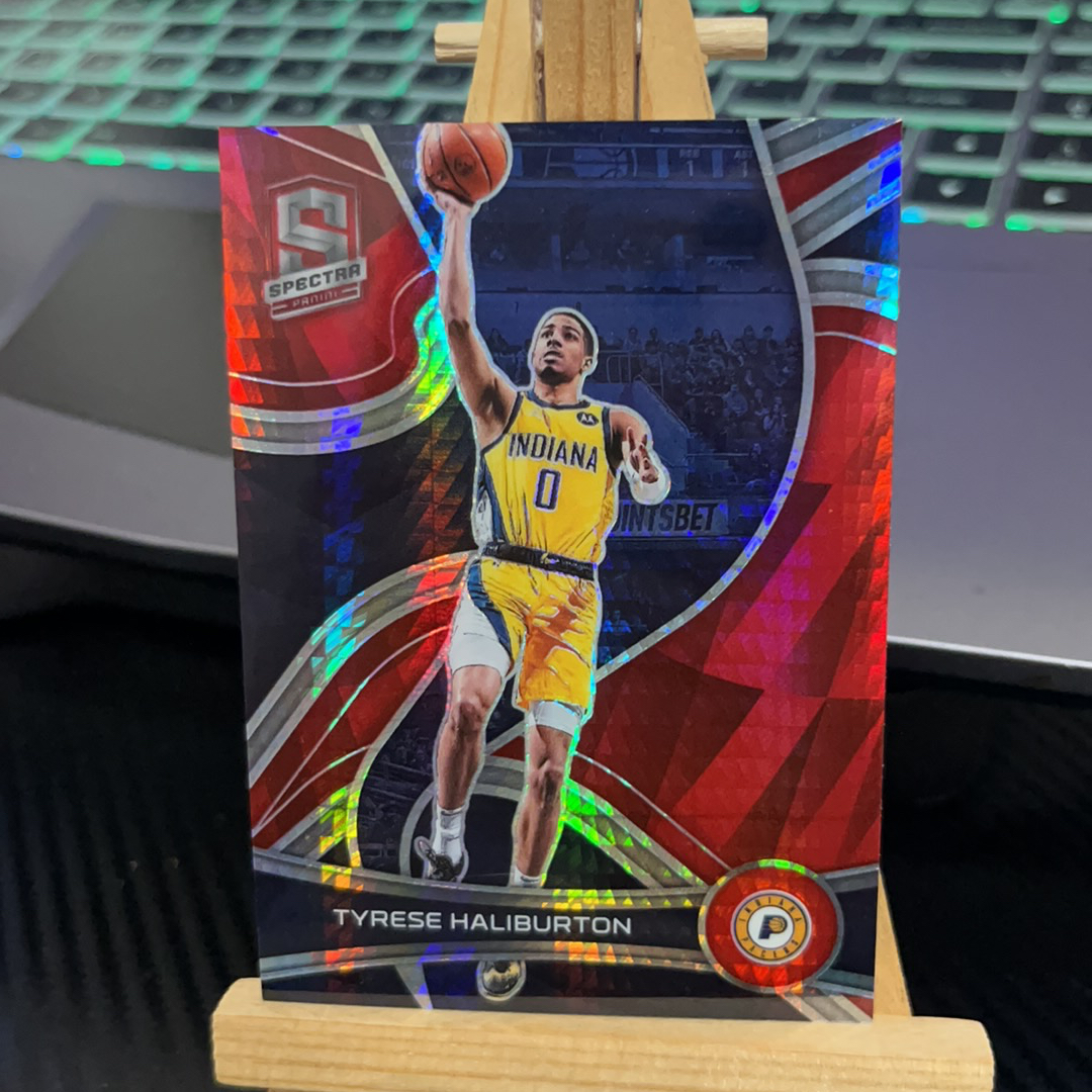 2021-22 Panini Spectra Tyrese Haliburton 哈利伯顿 步行者 折射 光谱 卡品如图 凑图必备 值得收藏!
