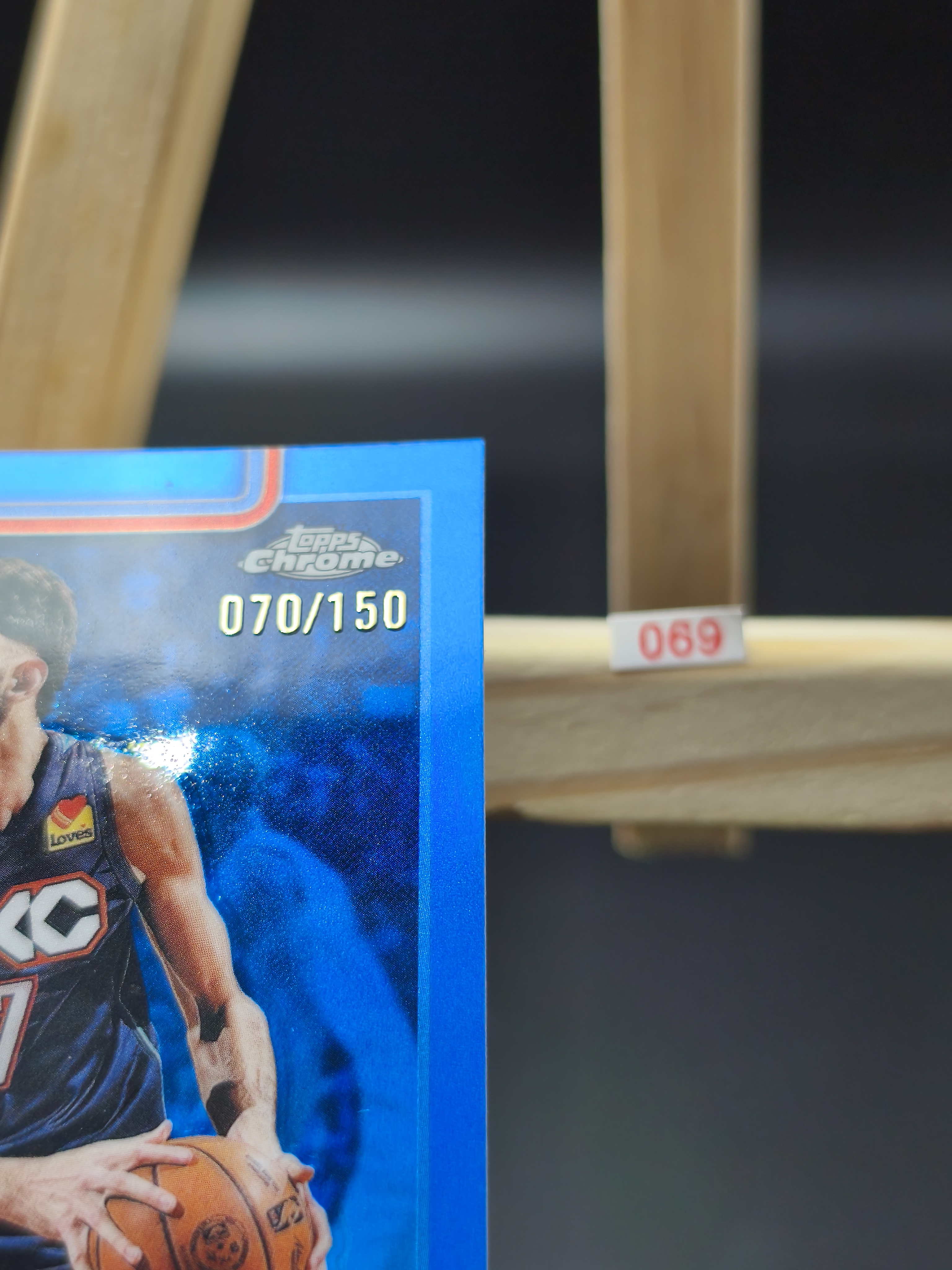 【鹰歌拍卖】切特 霍姆格伦 Holmgren 蓝色折射 070/150编|2026 Topps Chrome Update 雷霆 独角兽 盖帽王 全明星 凑套必备 不保卡品 #平