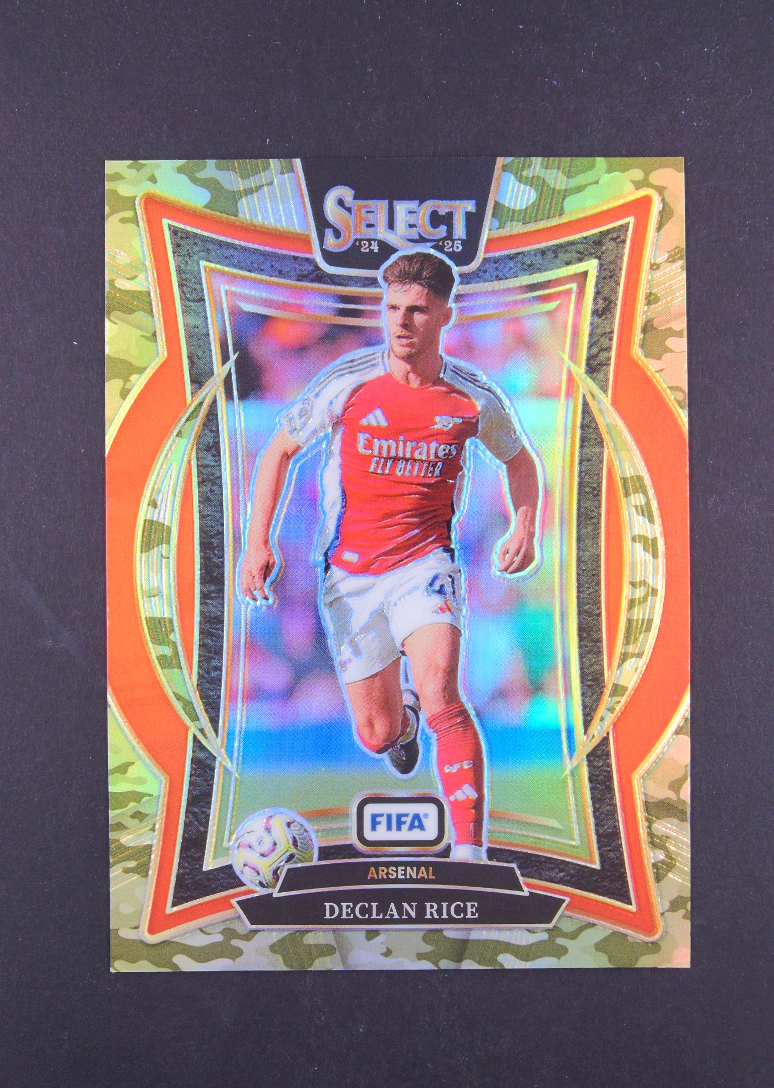 2024-25 Panini select Declan Rice 德克兰 赖斯 阿森纳 看台 一级 迷彩折 135编 select 战神无双拍卡 (cjm)