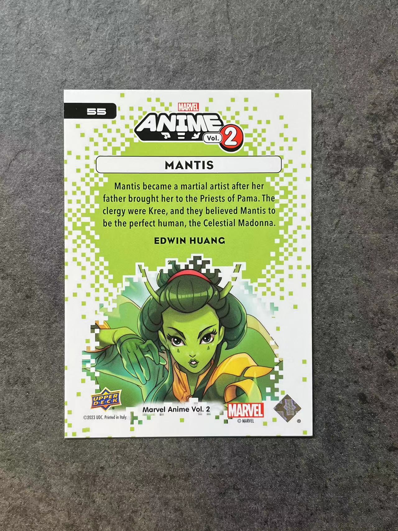 【CHOSENC代卖】2023 UPPER DECK UD 漫威漫画第二卷 MANTIS 螳螂 #55 【凑套必备】【兔年】【顺丰】