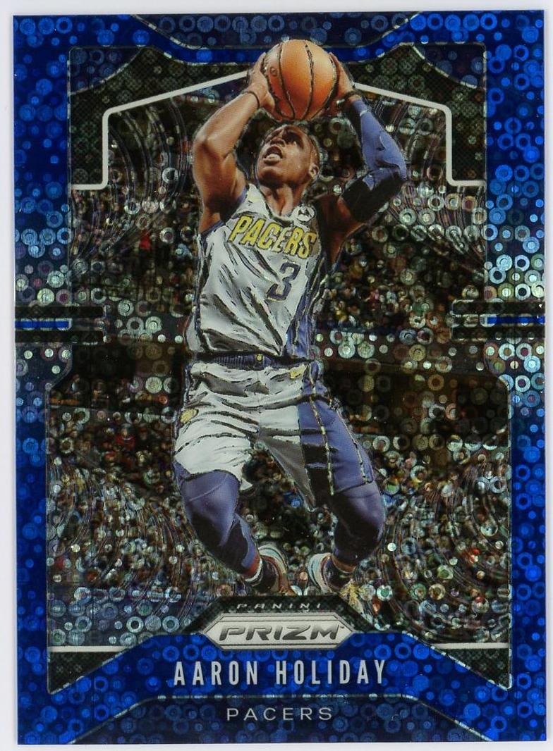 2019-20 Panini Prizm Aaron Holiday 阿隆霍乐迪 pz 175编 蓝泡泡折 折射 步行者 卡品如图 0MJ9