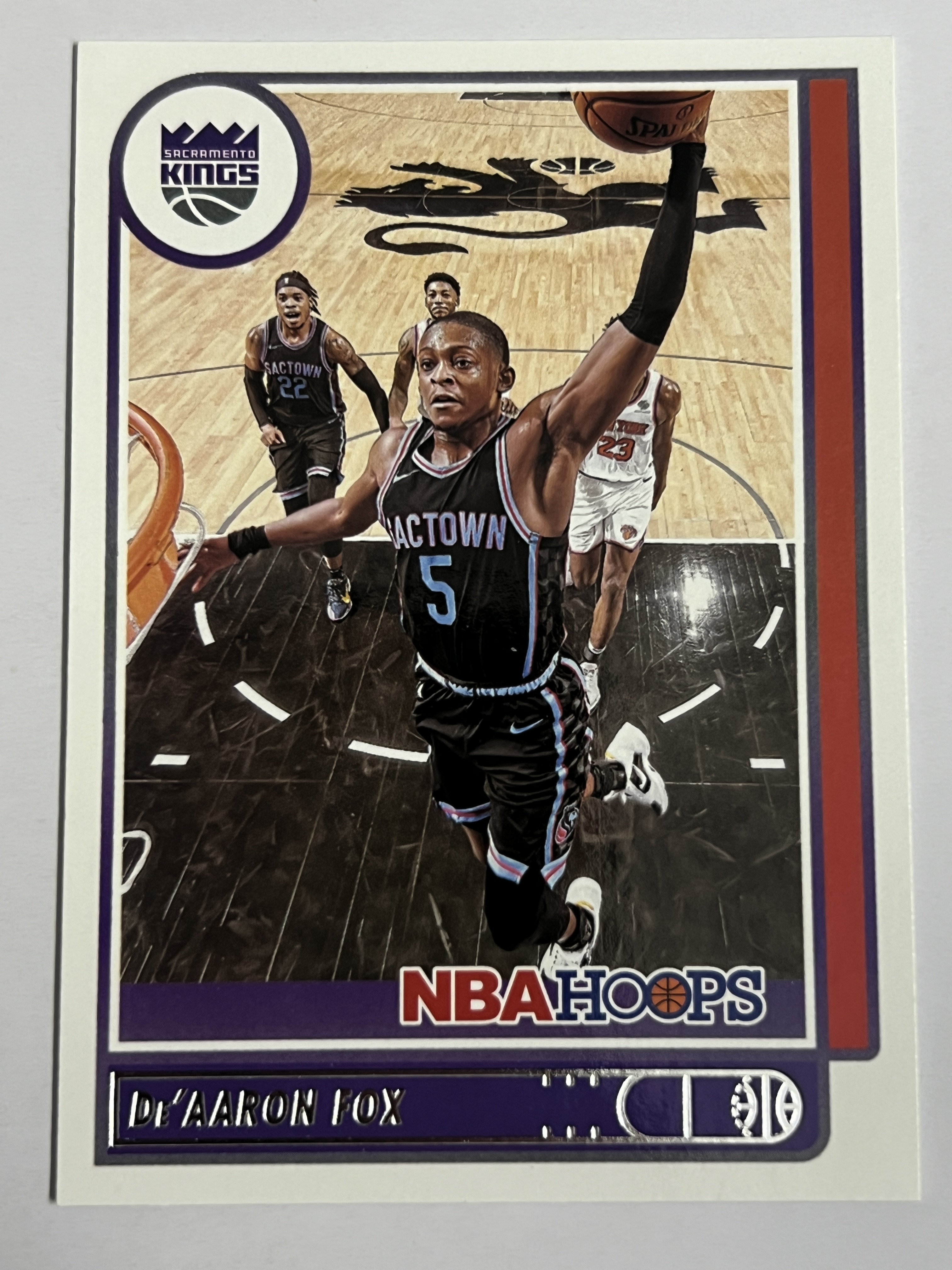 2021-22 Panini Hoops De'Aaron Fox 达龙 福克斯 国王队 热门球星 收藏必备 可合并 #88