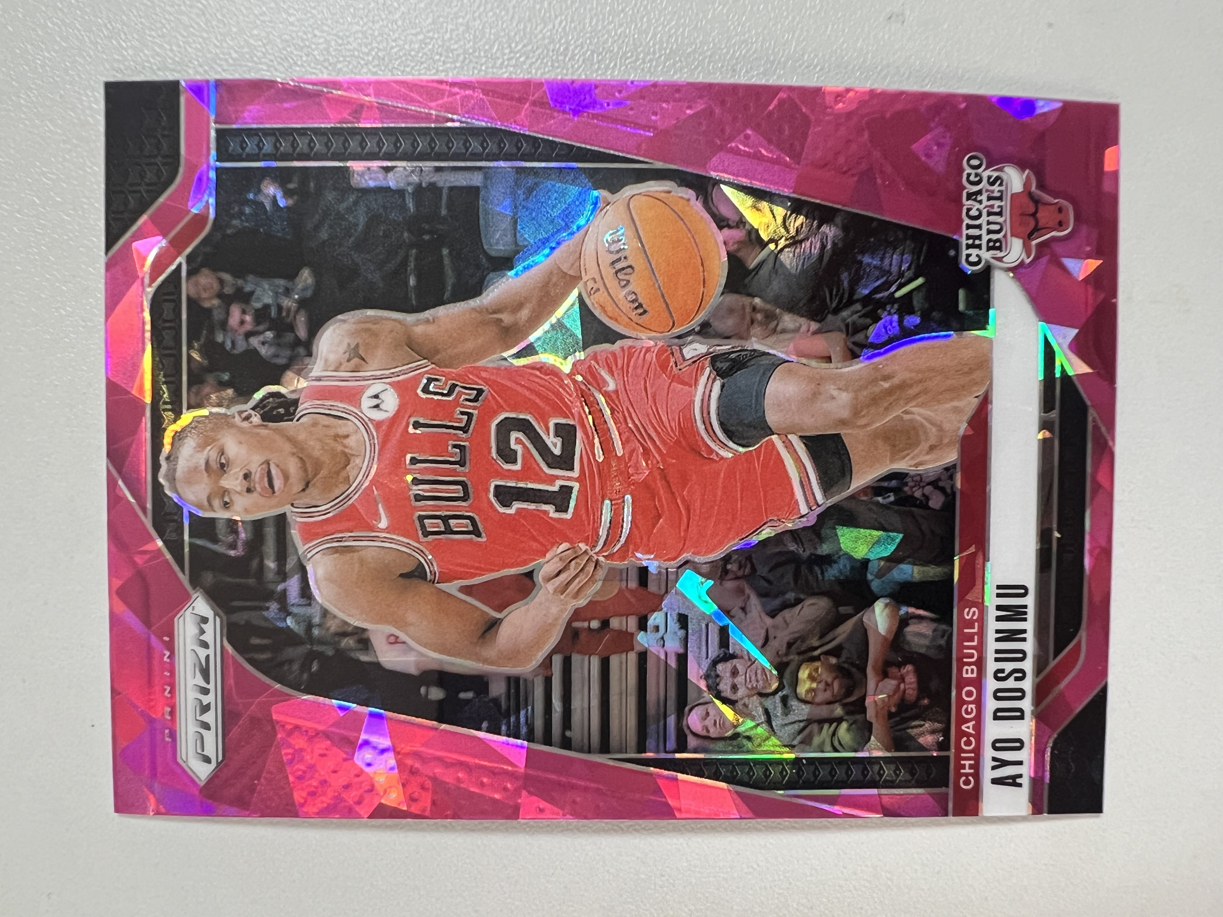 2024-25 Panini Prizm Ayo Dosunmu 多苏穆 公牛队 PZ 粉碎冰 HH03 收藏凑套 卡品如图