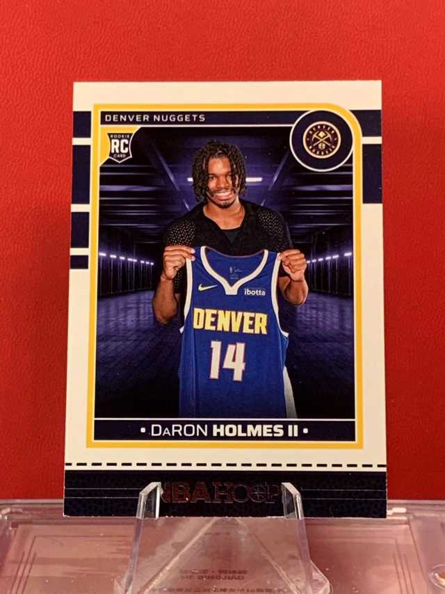 （老末代拍）D15 2024-25 Panini Hoops NBA DaRon Holmes II RC 掘金 新秀 達龍 霍姆斯二世 Hoops系列 正base 順豐寄付 免費代拍 不保卡品