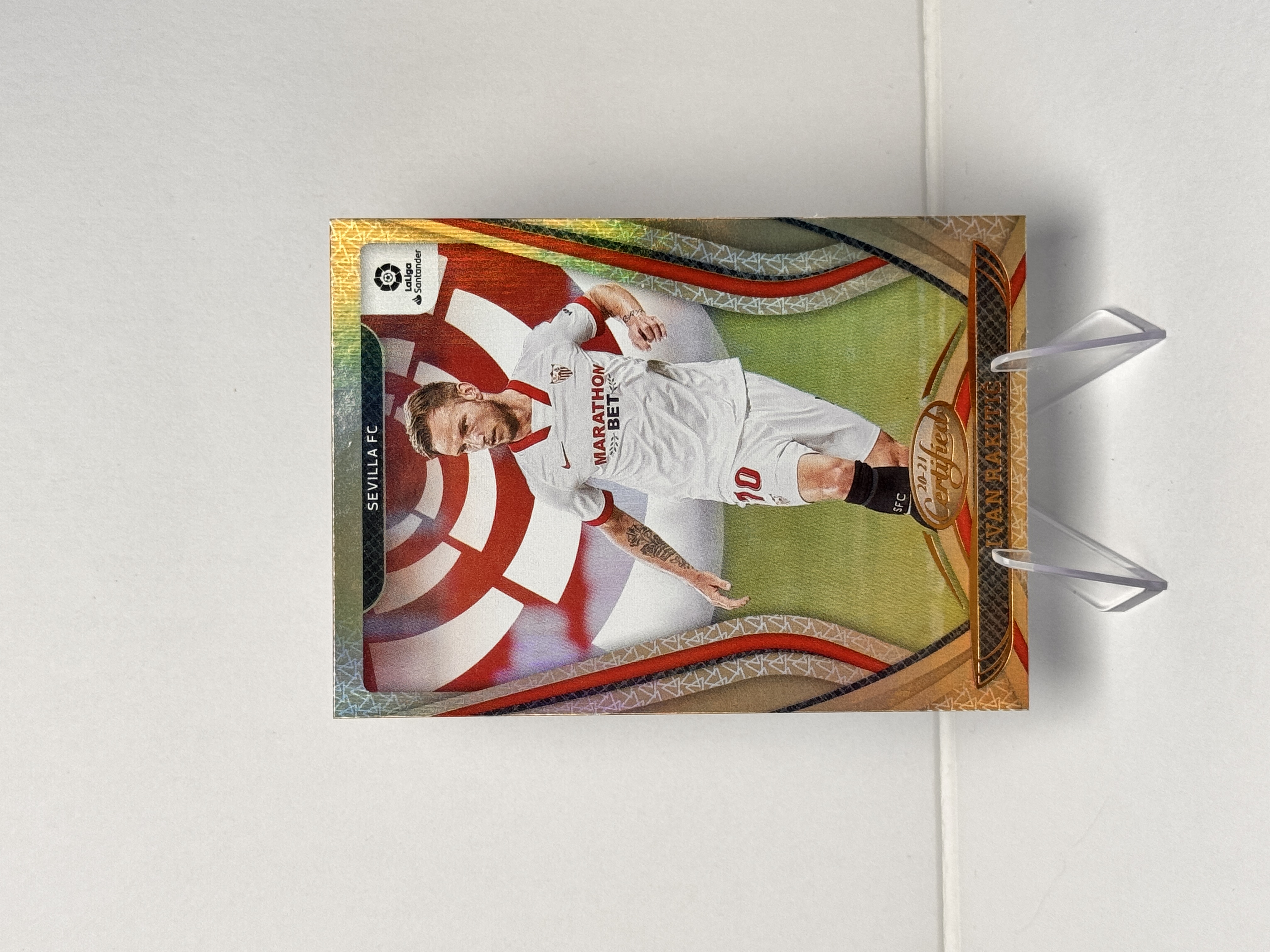 2020-21 Panini Chronicles Ivan Rakitic 西甲 编年史 Certified 卫生巾 拉基蒂奇 塞维利亚 铜折 折射 收藏必备 卡品如图 【星爷代拍】B2-1