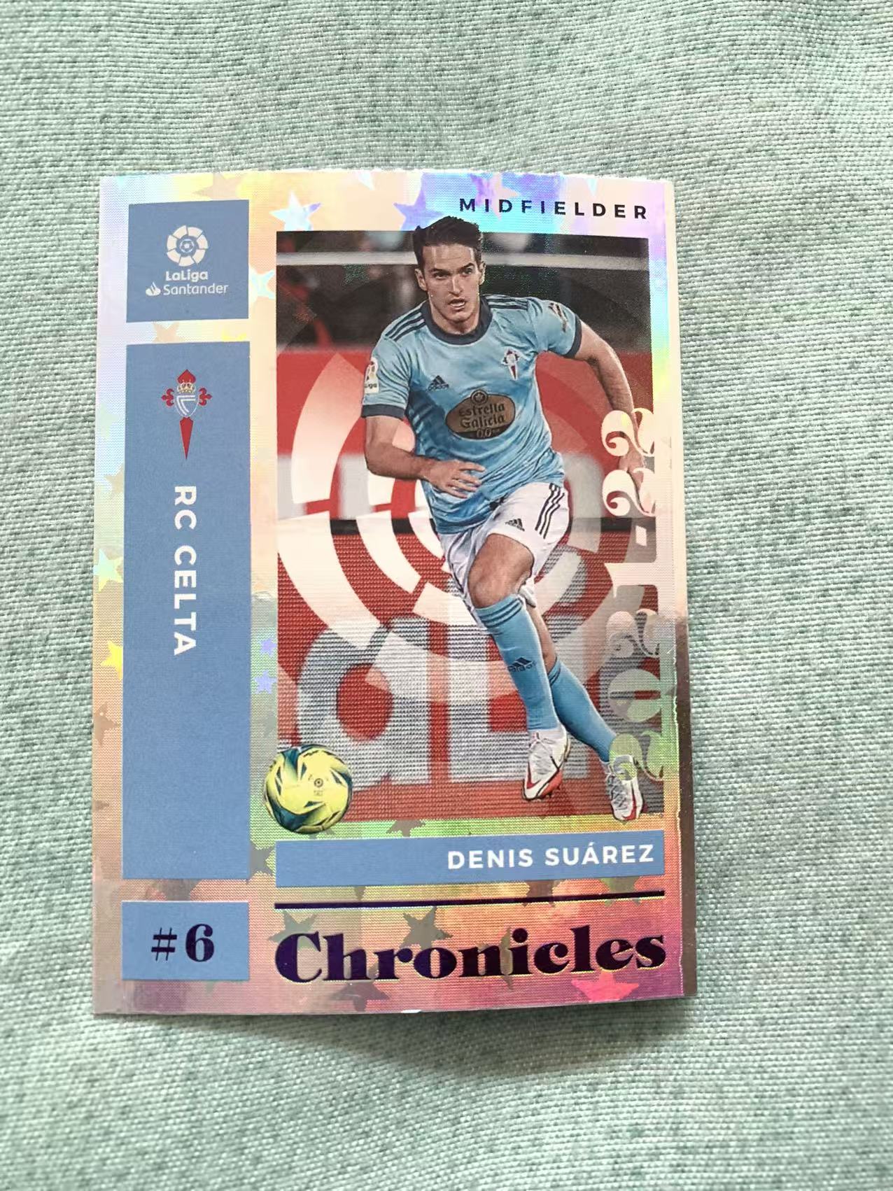 2020-21 Panini Chronicles Denis Suarez 编年史 西甲 塞尔塔 苏亚雷斯  星星折 折射 青青