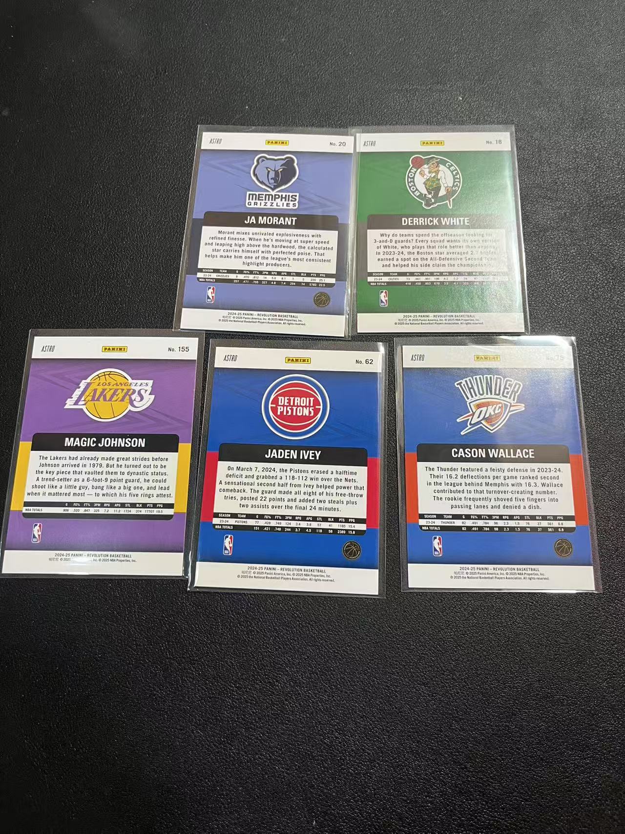 2024-25 Panini Revolution Ja Morant 革命 莫兰特 德里克 怀特 魔术师 约翰逊 杰登 艾维 卡森 华莱士 base 星星折 折射 如图 龙龙龙