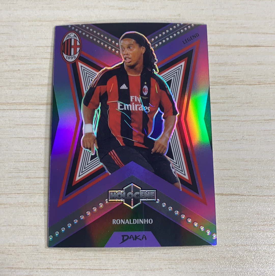 【小牛代拍】2024-25 DAKA AC米兰 MilanOne&Two队盒 Ronaldinho 罗纳尔迪尼奥 小罗 Holocene Base 99编 紫折 收藏必备 卡品如图(威哥)