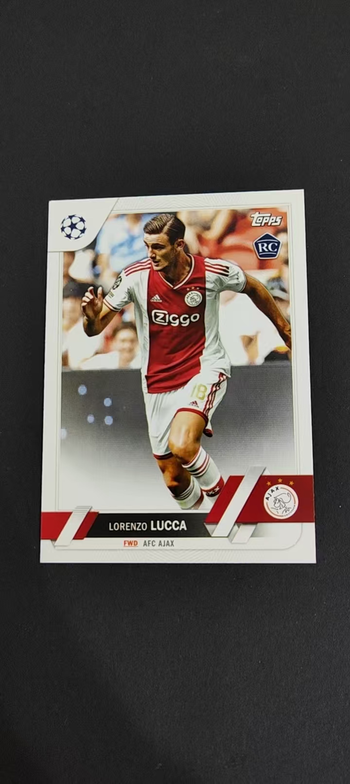 LORENZO LUCCA 洛伦佐-卢卡    AFC AJAX 阿贾克斯 卡品如图   收藏凑套必备  297