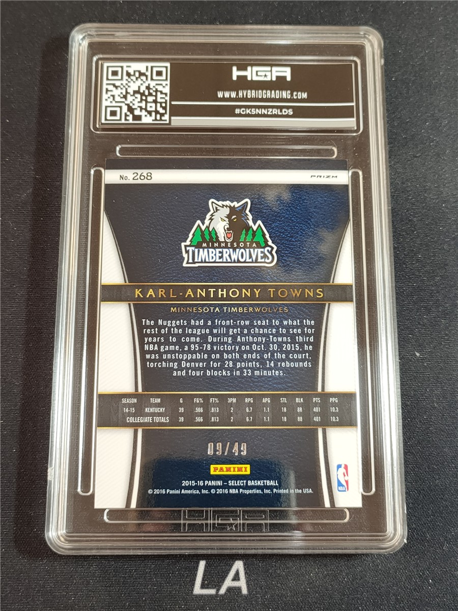 60枚限定 RC Auto Karl Anthony Towns KAT NBA