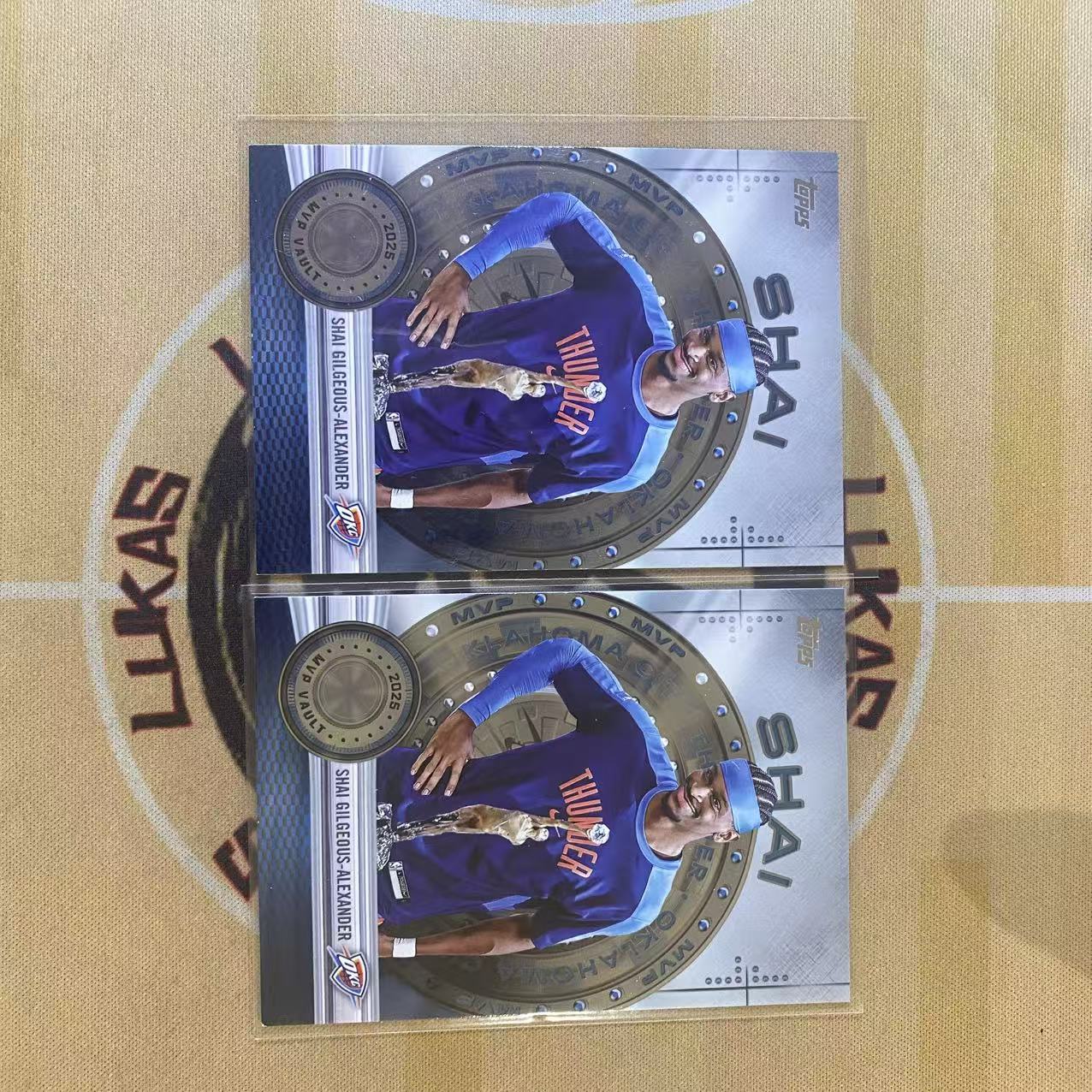 撸卡厮 Lukas 2024 Topps 奖杯 sga 亚历山大 奖杯 特卡 打包(青)