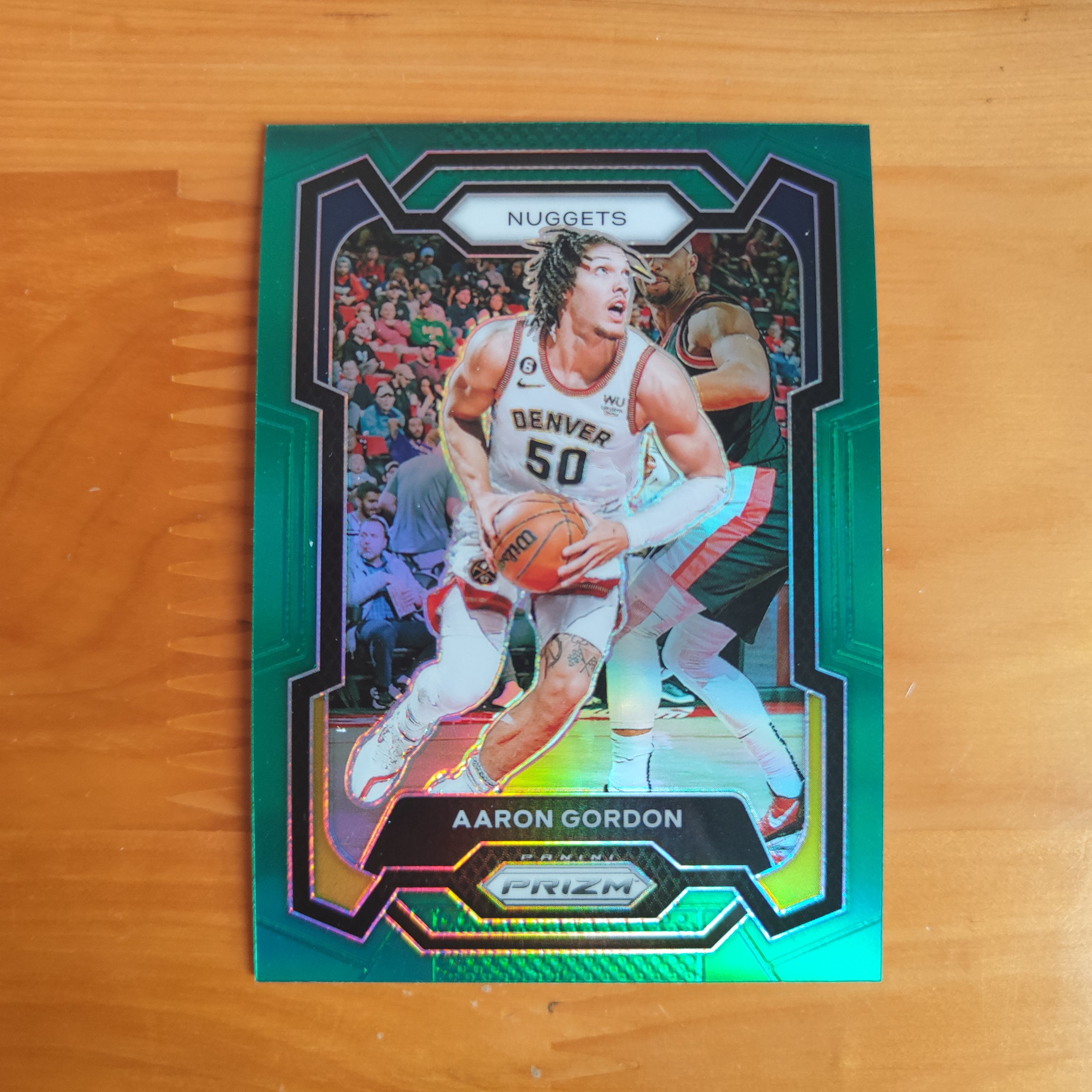 2023-24 Panini Prizm Aaron Gordon 阿隆 戈登 绿折  卡品如图A07