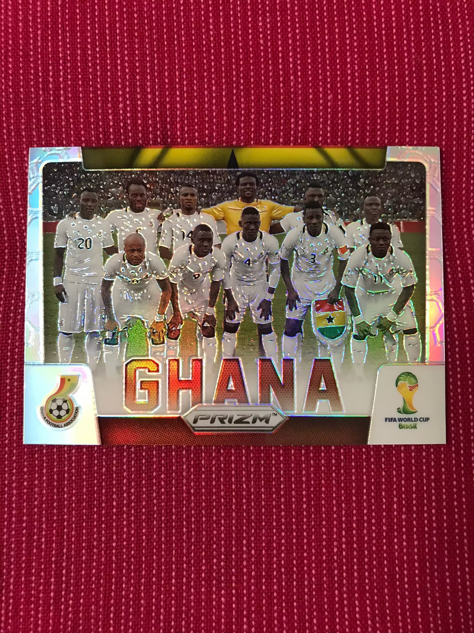 2014 Panini Prizm GHANA 【宾森光拍卖第191期】World Cup 全家福 特卡 银 折射 加纳 元年世界杯