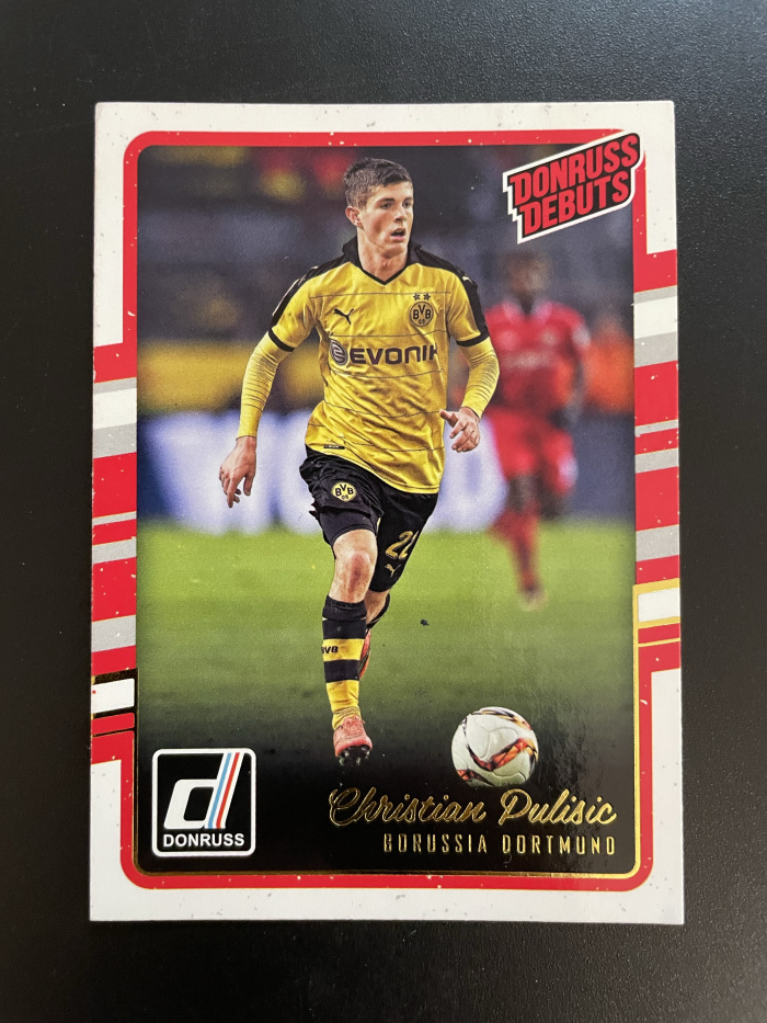 2016 Panini Donruss Christian Pulisic 【hellfire拍卖】帕尼尼 2016杜蕾斯系列 多特蒙德 美国 AC米兰 普利西奇 新秀rc