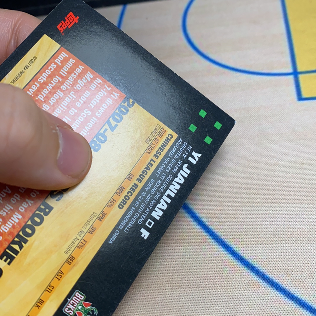 2007 Topps 50th Anniversary Yi Jianlian RC 易建联 雄鹿 新秀 定妆照 五万分先生 50周年纪念 经典老卡 卡品如图 凑套必备