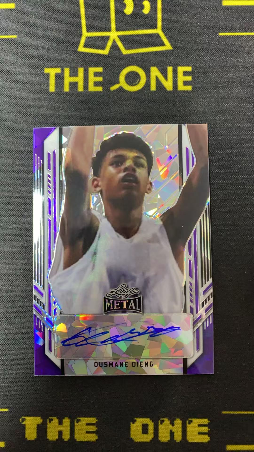 2022 Leaf Metal Ousmane Dieng RC 【TheOne】奥斯曼 迪昂 新秀 17/20编 碎冰折 签字 不保卡品【TP】