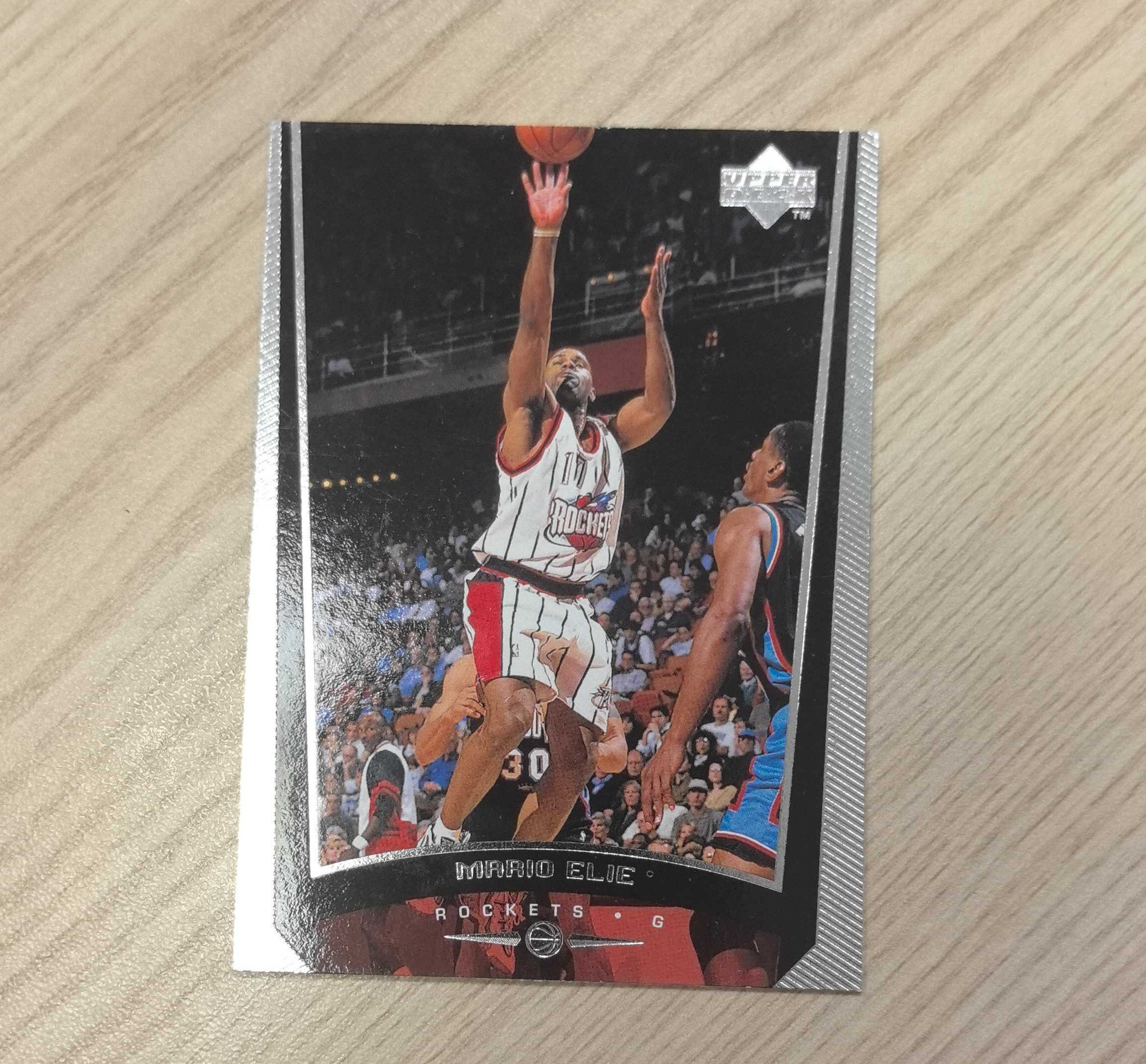 1998-99 Upper Deck Base Mario Elie 马里奥·埃利 99年随马刺夺冠 死亡之吻缔造者 邓肯和罗宾逊身边的好帮手 先后效力于76人、开拓者、火箭、勇士和太阳 硬通货
