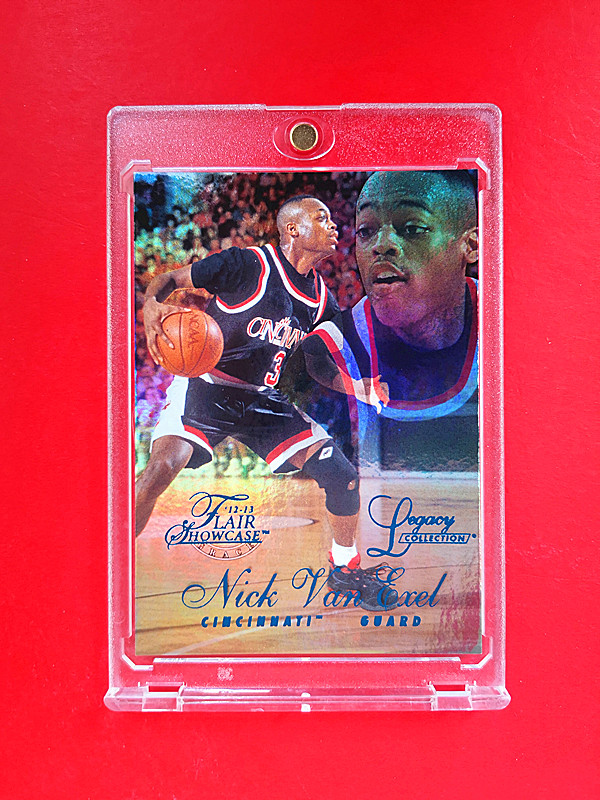 2012-13 Fleer Retro 尼克·范·埃克塞尔 (( 限量150张 1996-97 FLAIR SHOECASE )) 1999-2000赛季以场均9.0助攻位列联盟第2 ebay奇迹