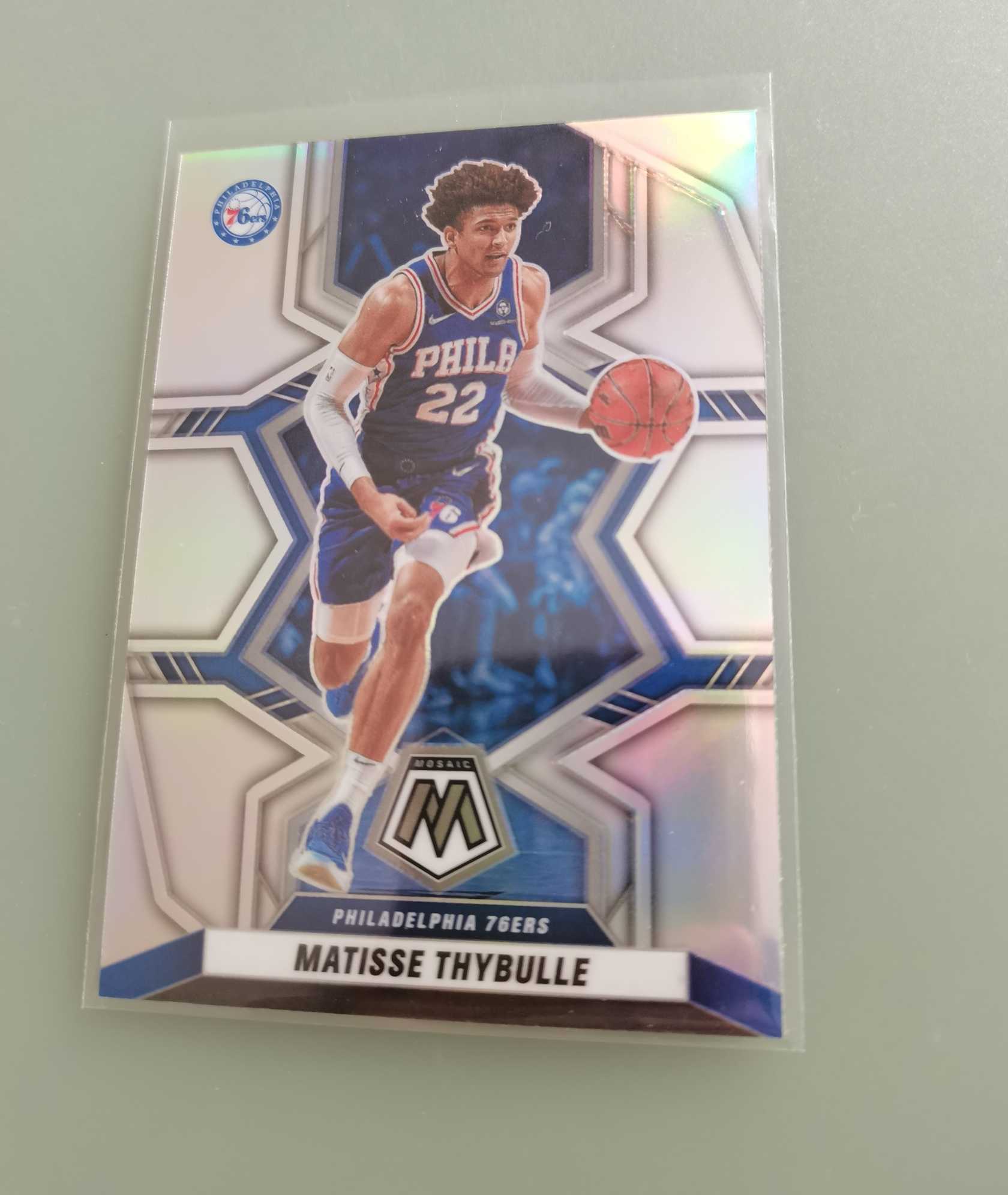 2021-22 Panini Mosaic Matisse Thybulle 【开心鱼】21-22 帕尼尼 马赛克系列 马蒂斯·赛布尔 76人 银折 专收必备 卡品如图 piaji