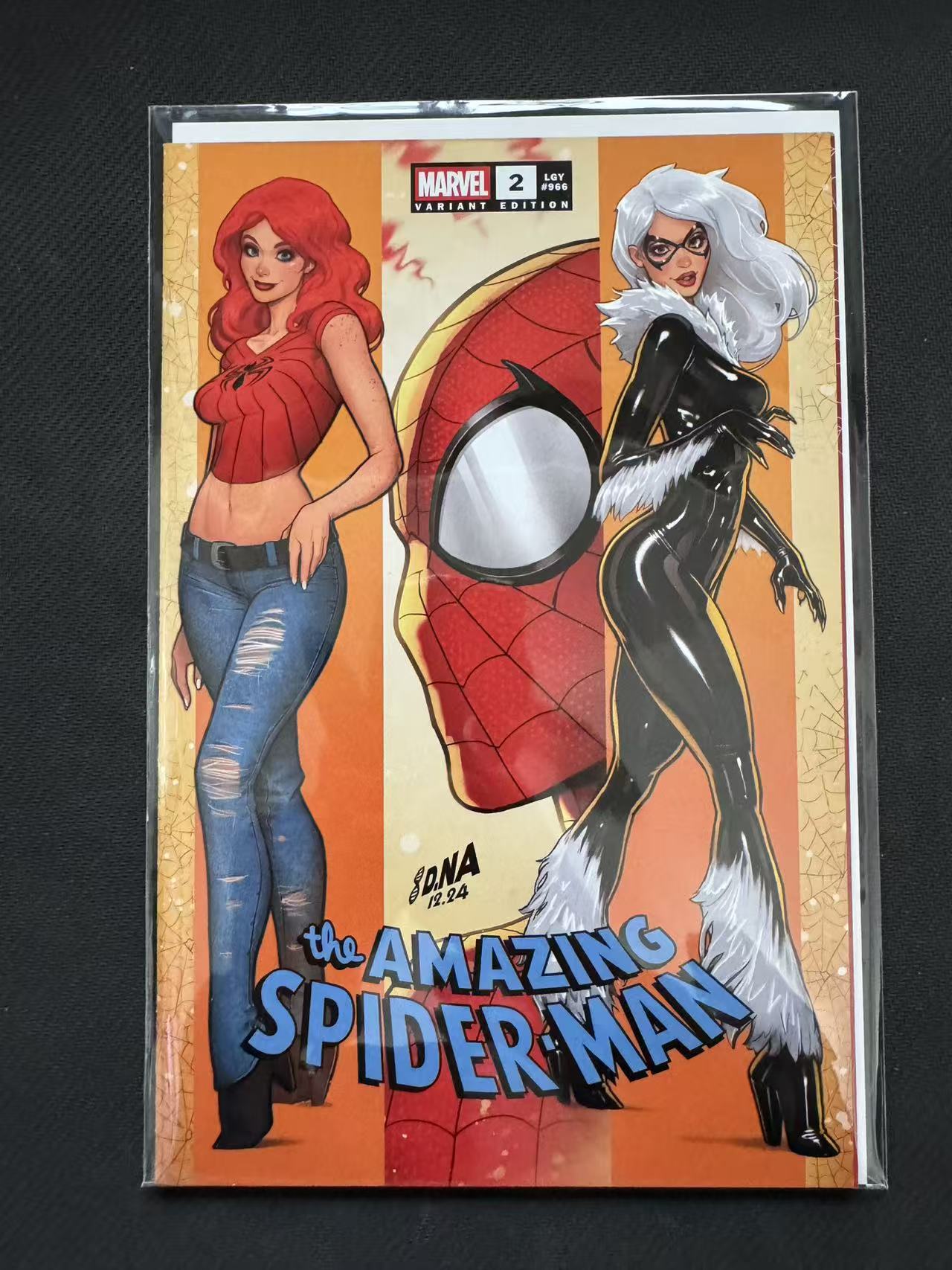 2025 Marvel 美漫 期刊杂志 蜘蛛侠 黑猫 玛丽简 官方漫画 美漫期刊 杂志书刊 变体、贸易、小标 带膜带背板